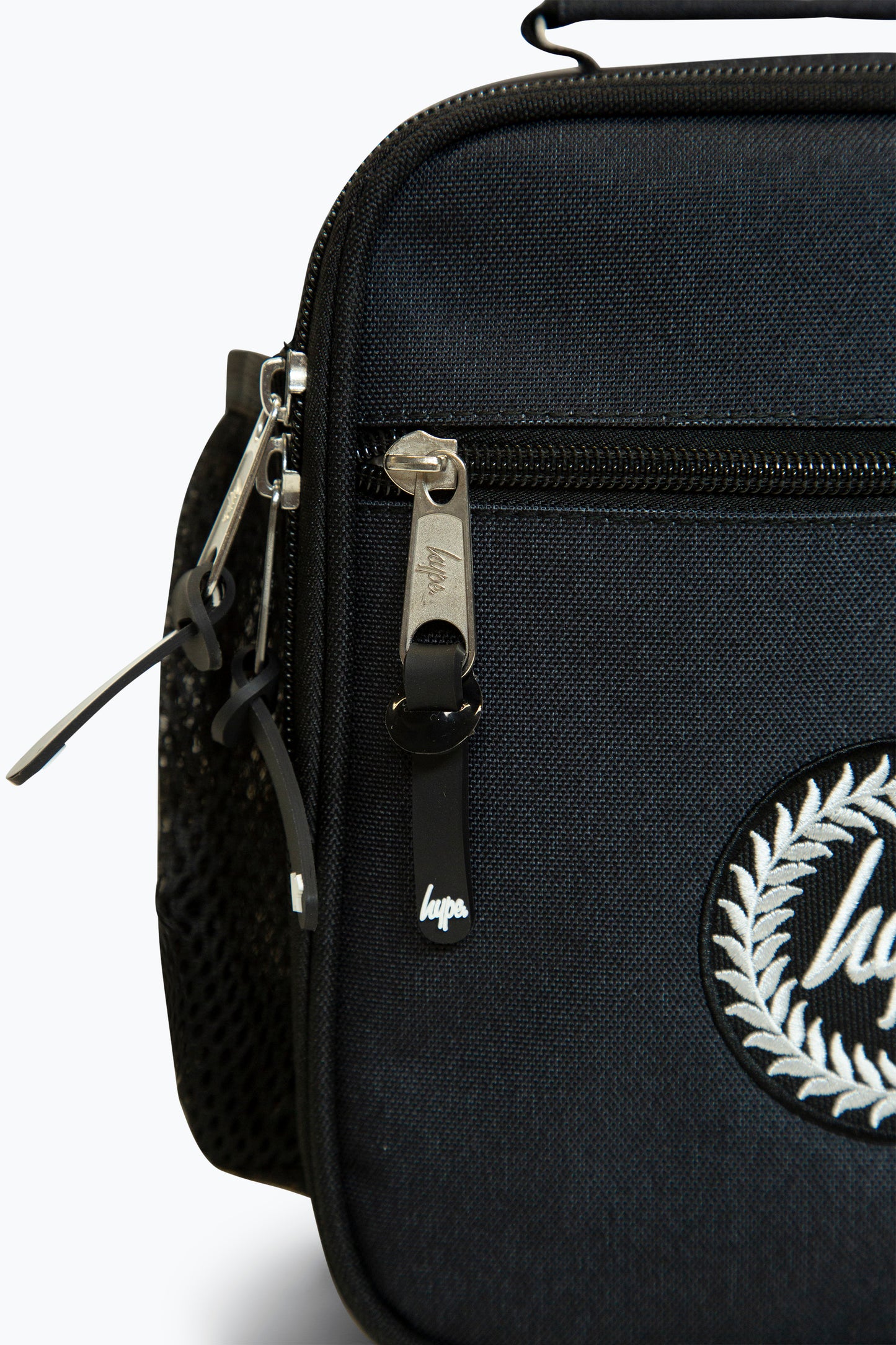 Hype Speckle Black Fade Lunch Bag Zips