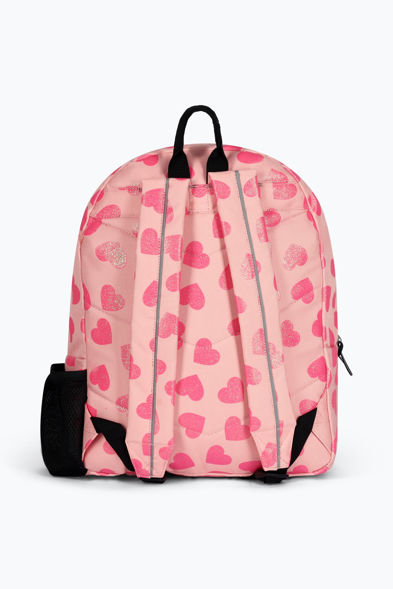 Hype Girls Iconic Pink Glitter Heart Backpack