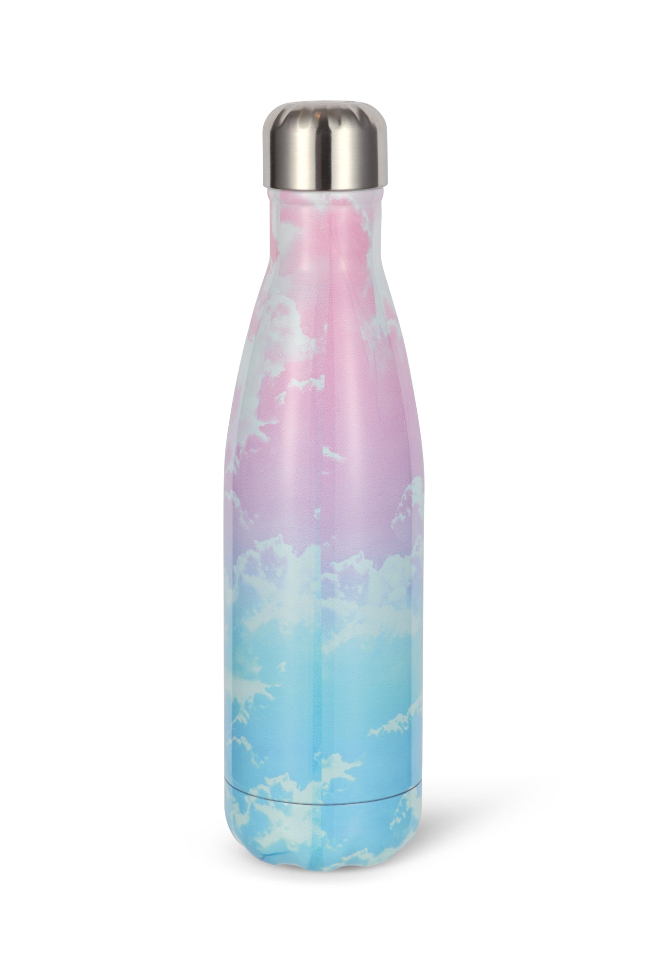 Hype Girls Pink/Blue Cloud Fade Thermal Water Bottle