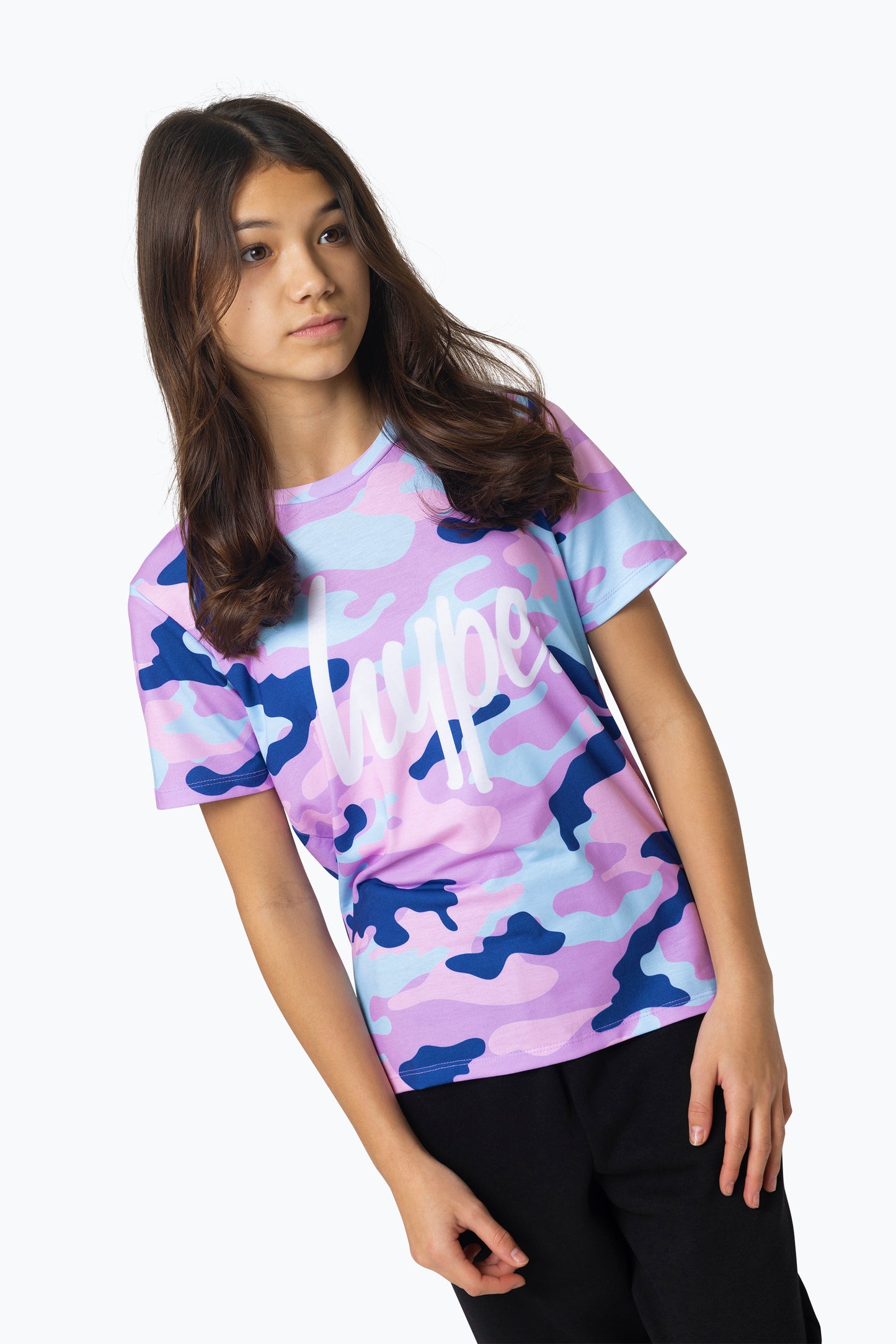 Hype Girls Multi Evie Camo T-Shirt