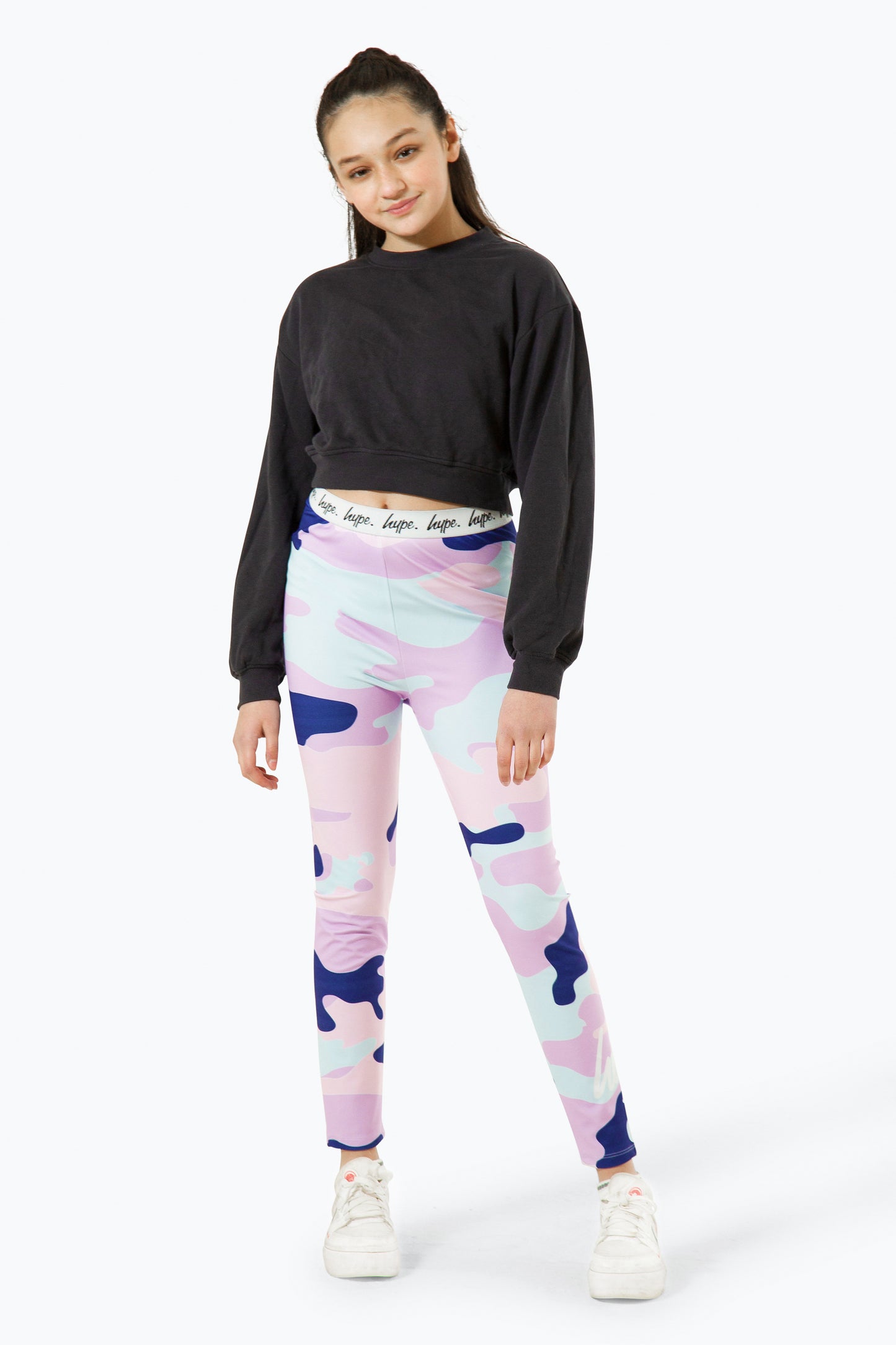 Hype Girls Multi Evie Camo Leggings