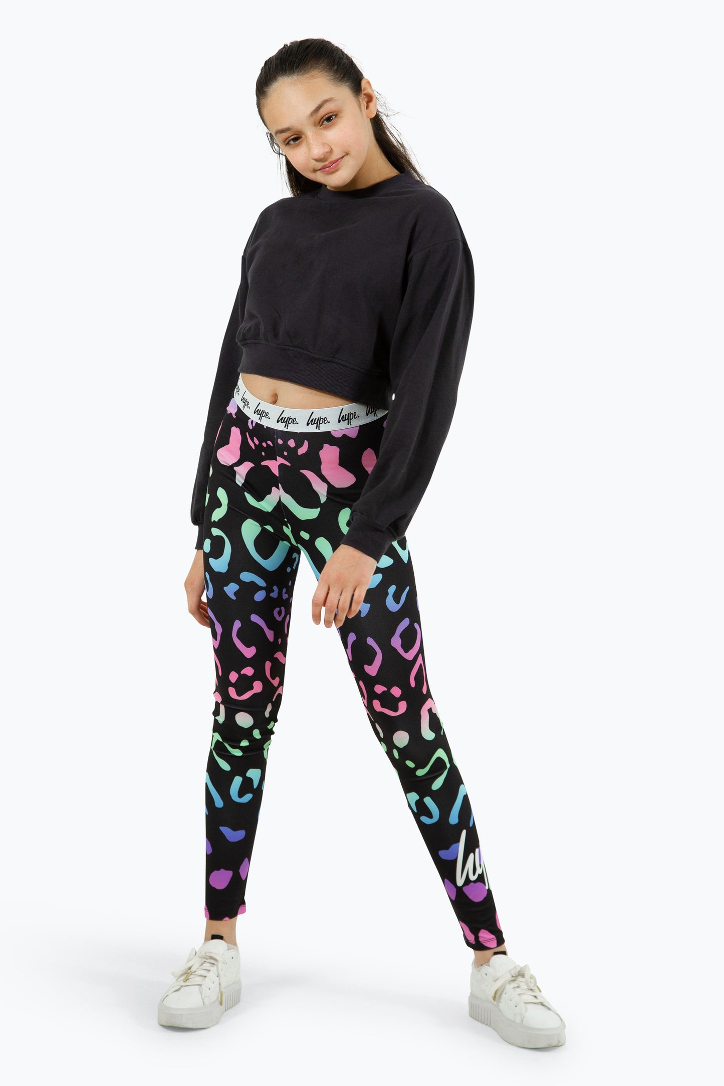 Hype Girls Multi Gradient Leopard Leggings