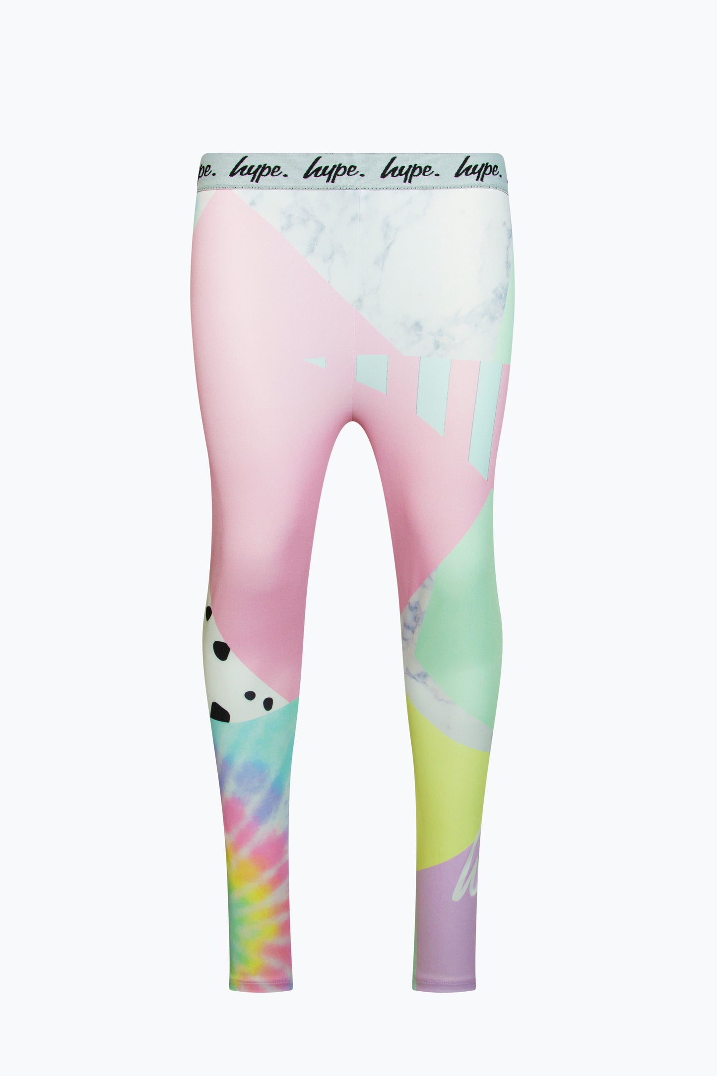 Hype Girls Multi Pastel Collage Leggings