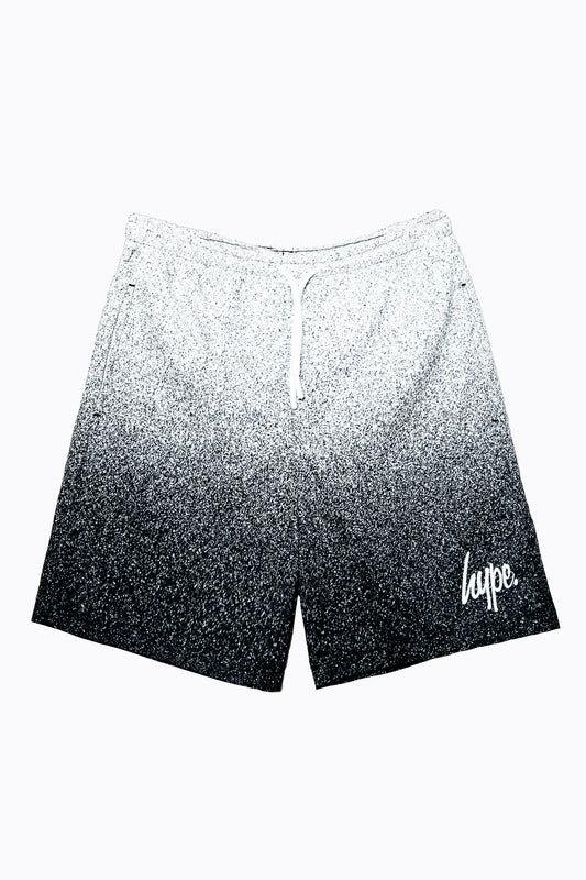 Hype Boys Multi Black Speckle Fade Swim Shorts