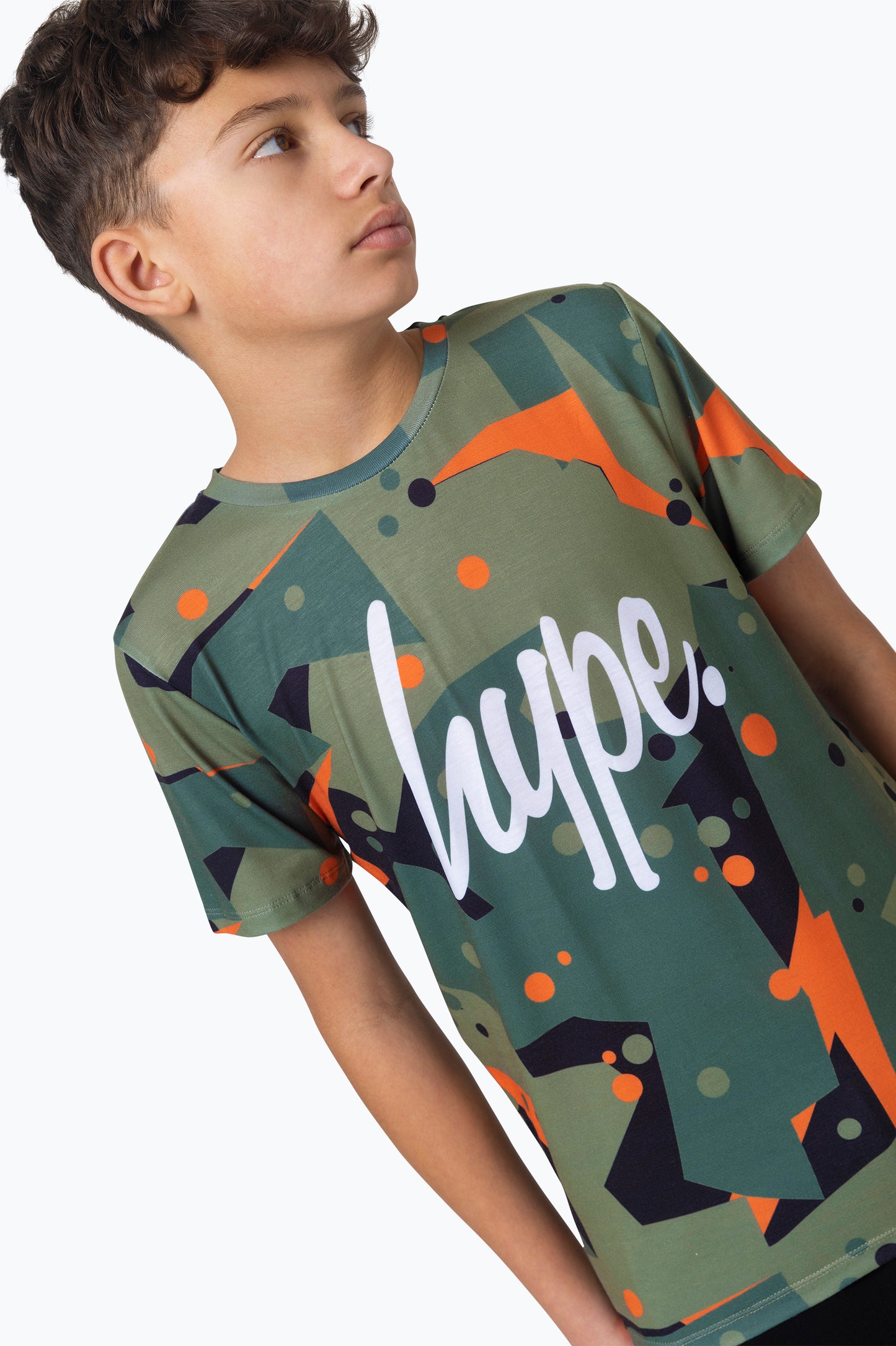 Hype Boys Multi Geo Camo T-Shirt