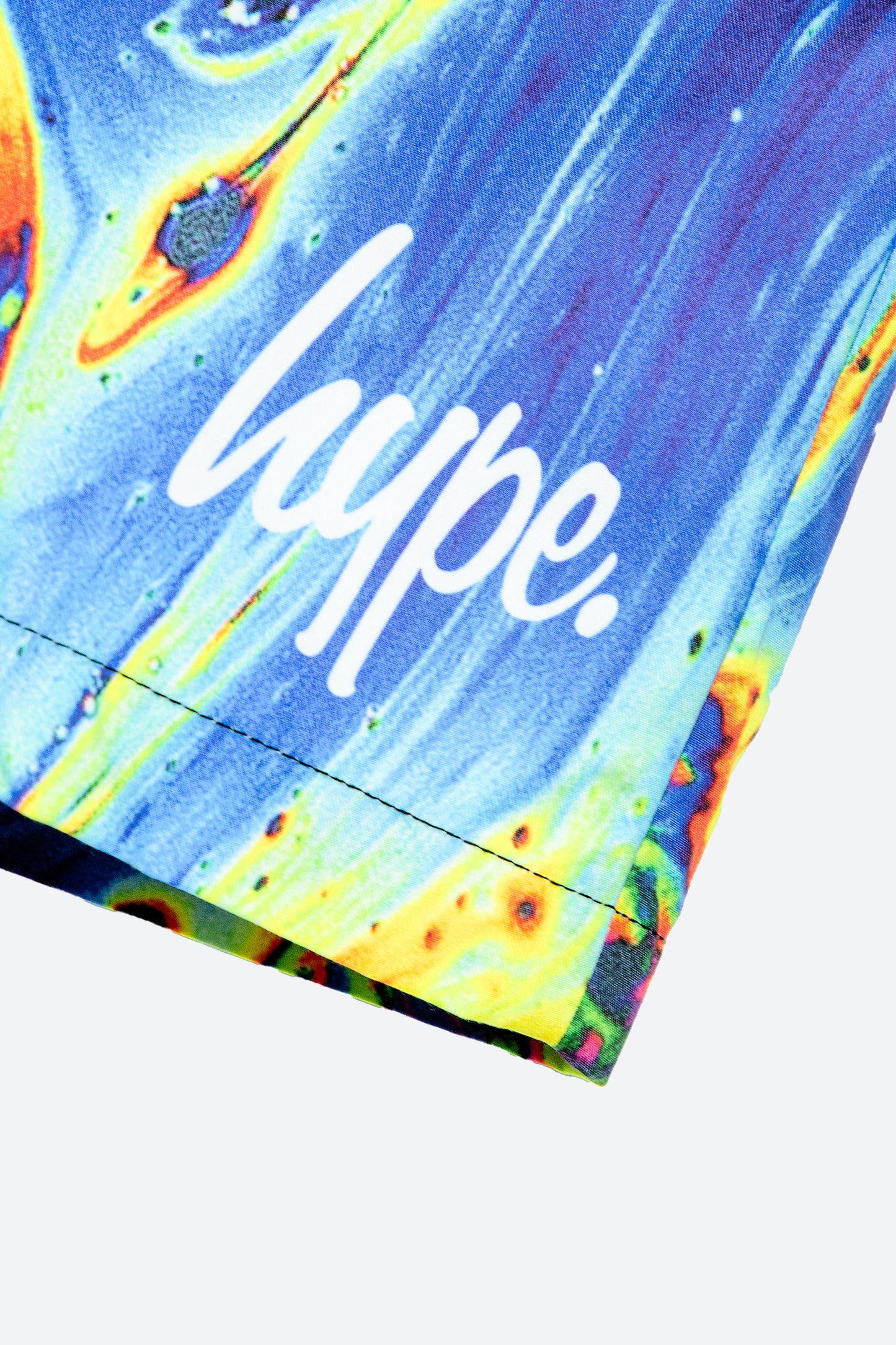 Hype Boys Multi Rainbow Marble Swim Shorts