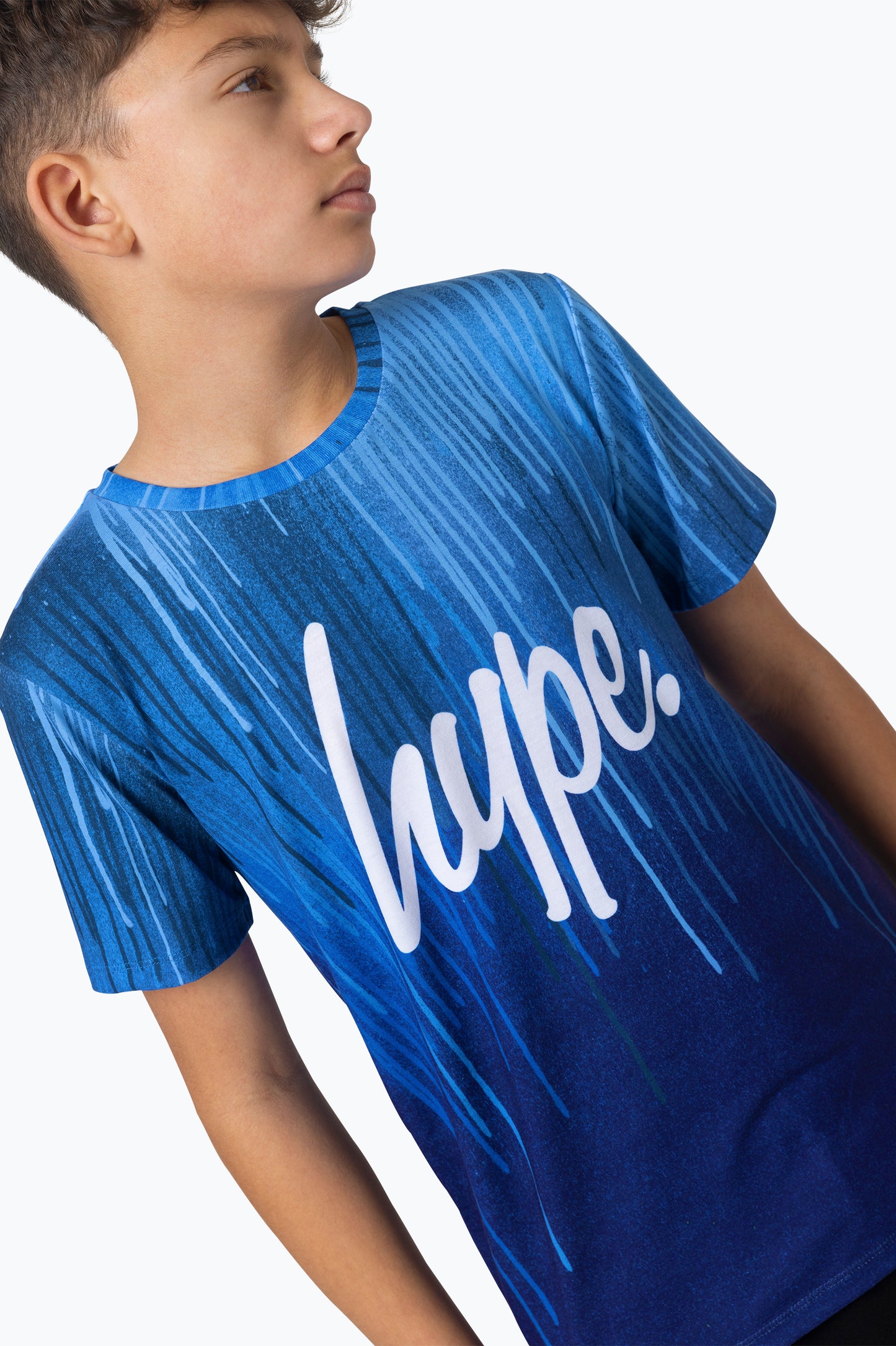 Hype Boys Multi Blue Drips T-Shirt