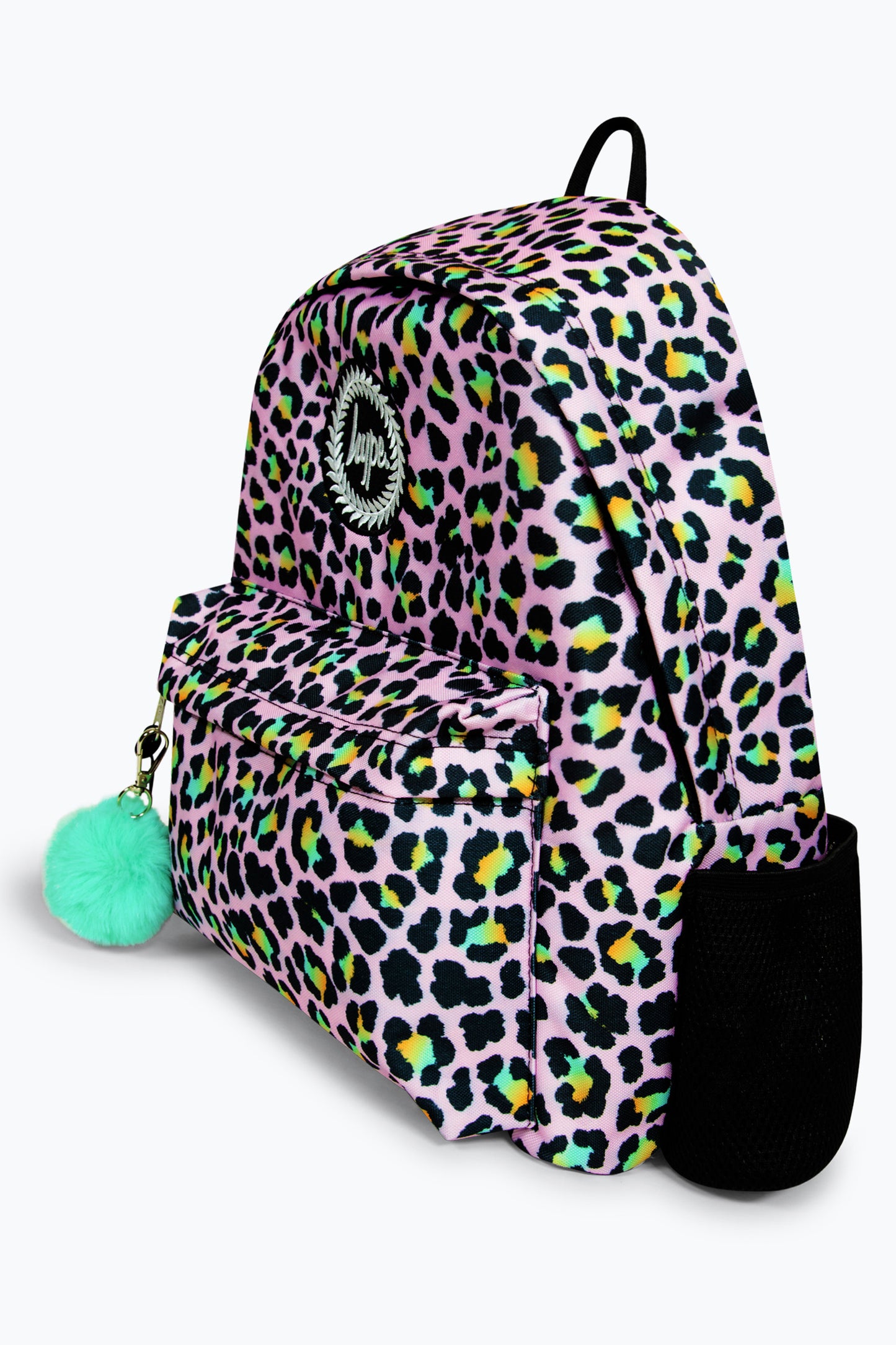 Hype Girls Iconic Pink Disco Leopard Print Backpack