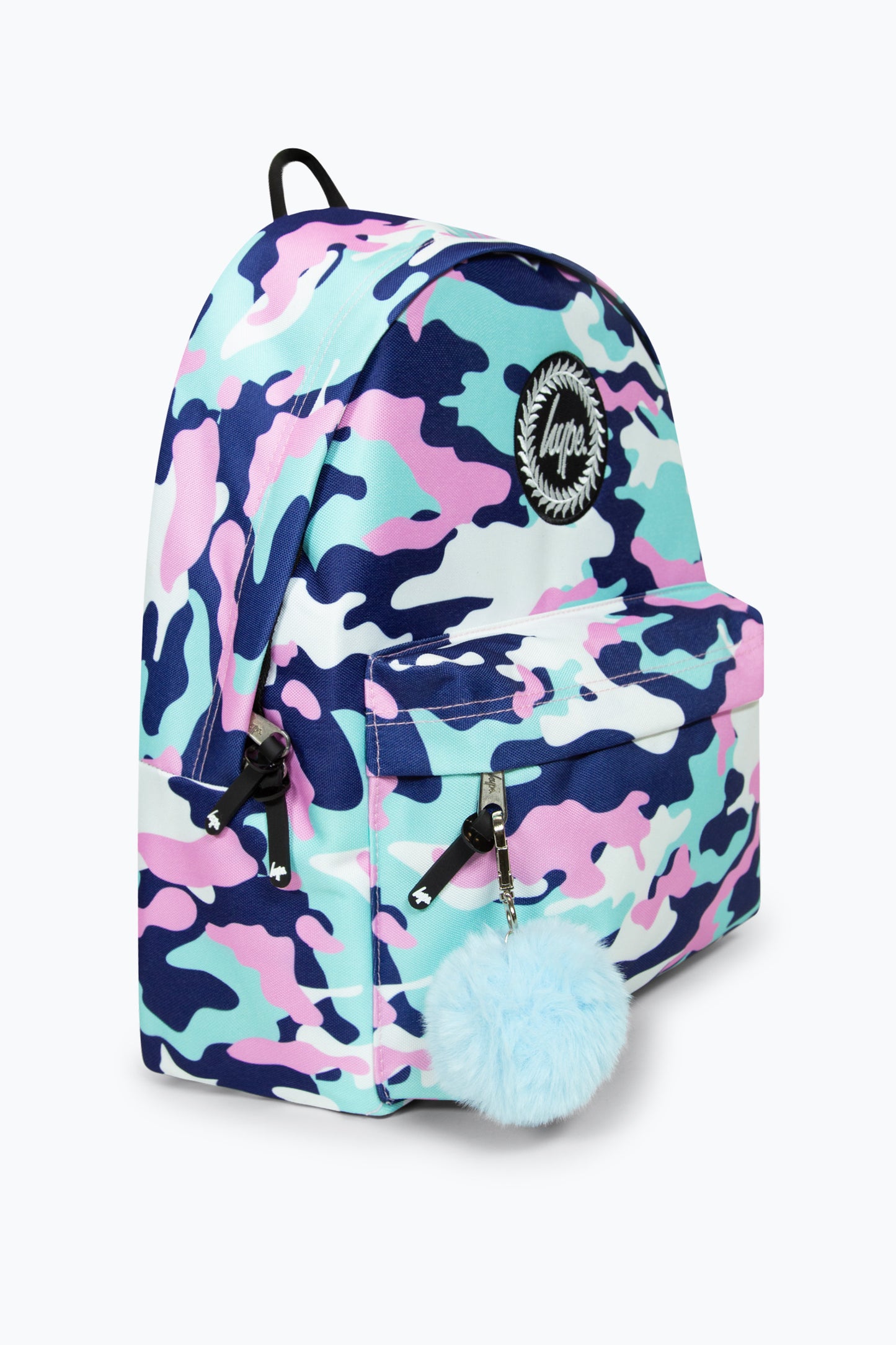 Hype Girls Iconic Pink/Blue Evie Camo Backpack