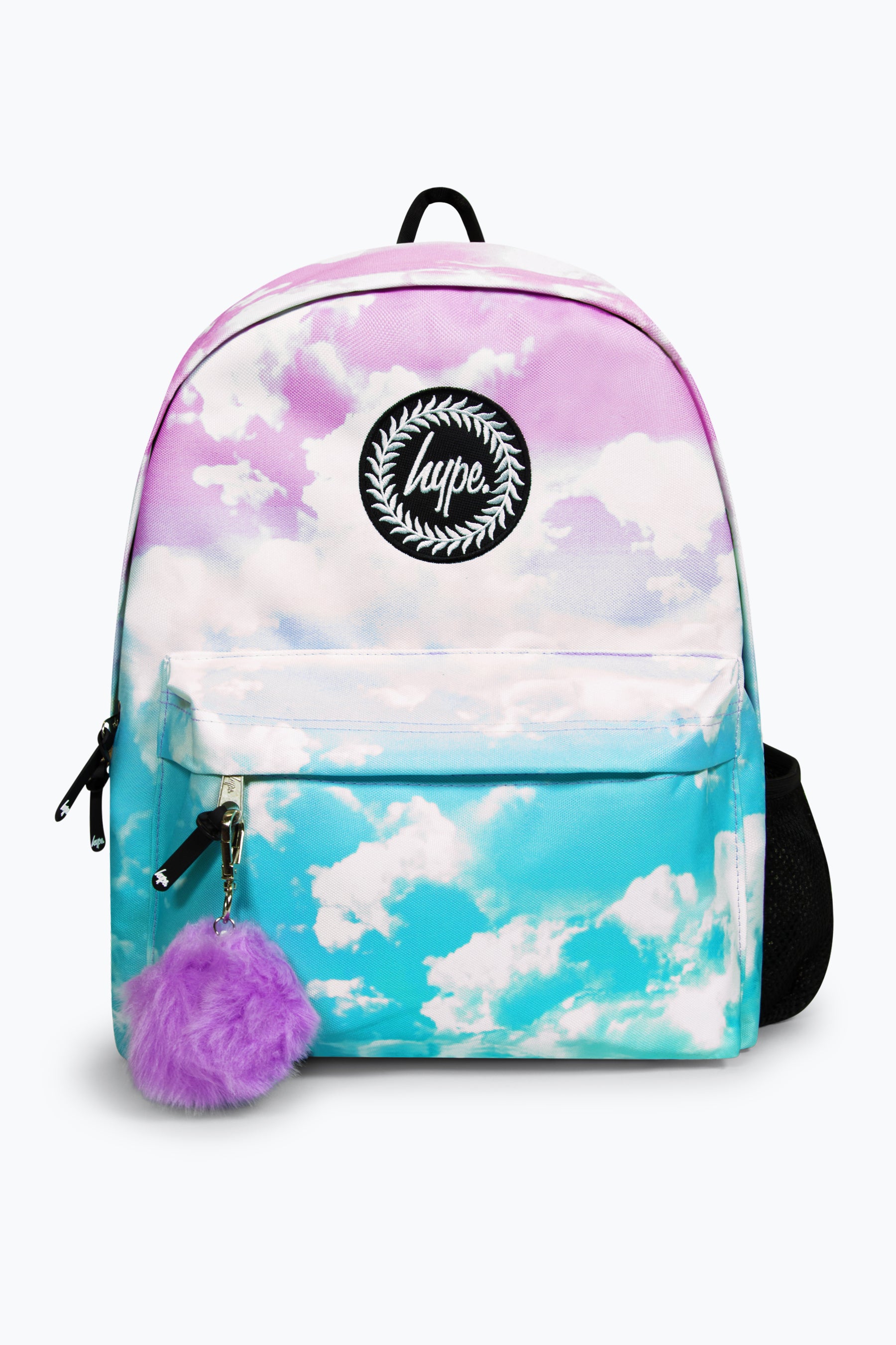 Iconic Pink/Blue Cloud Fade Girls School Backpack