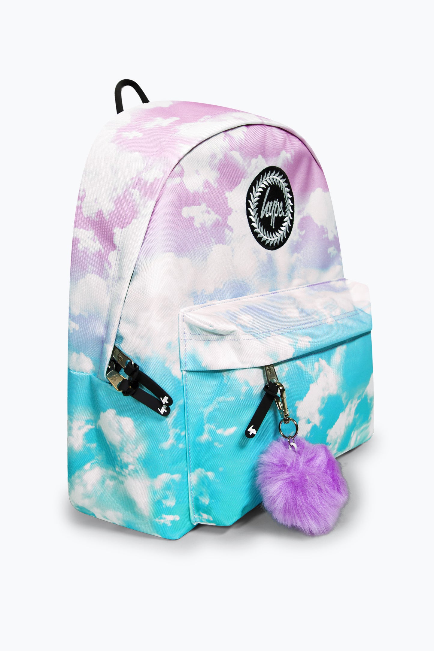 Hype Iconic Pink/Blue Cloud Fade Girls School Backpack