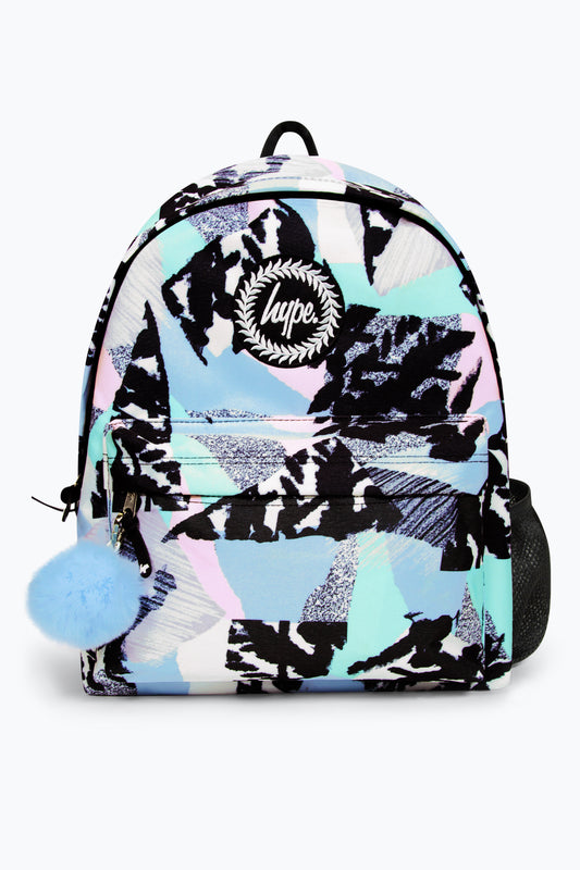 Hype Girls Iconic Pastel Abstract Multicolour Backpack