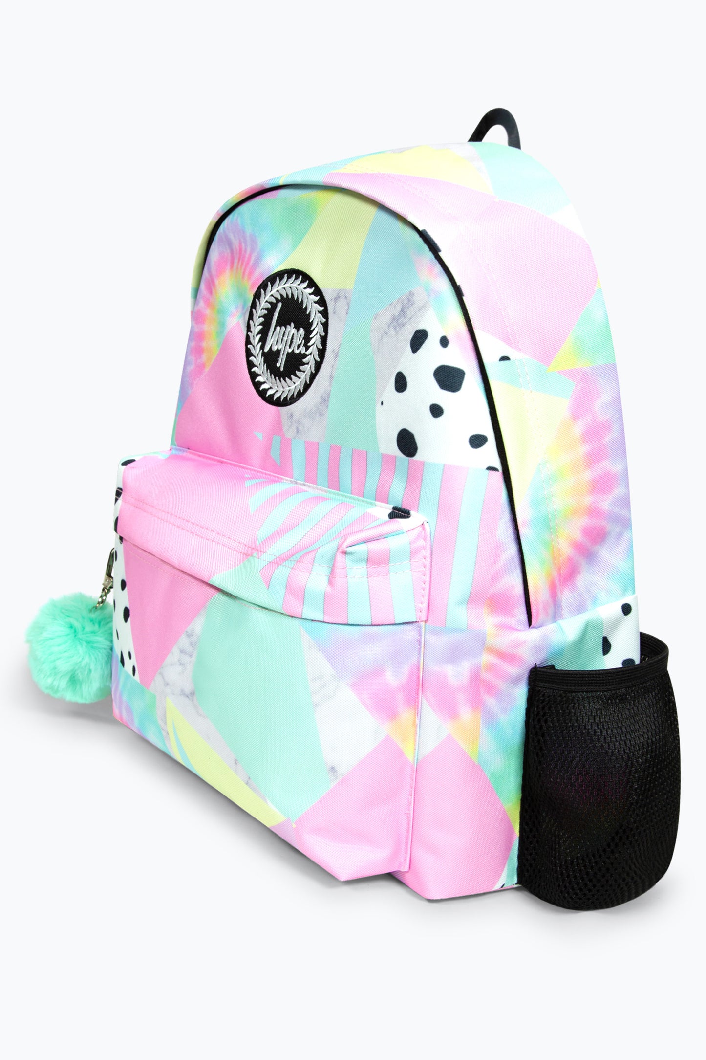 Hype Girls Iconic Pastel Collage Multicolour Backpack