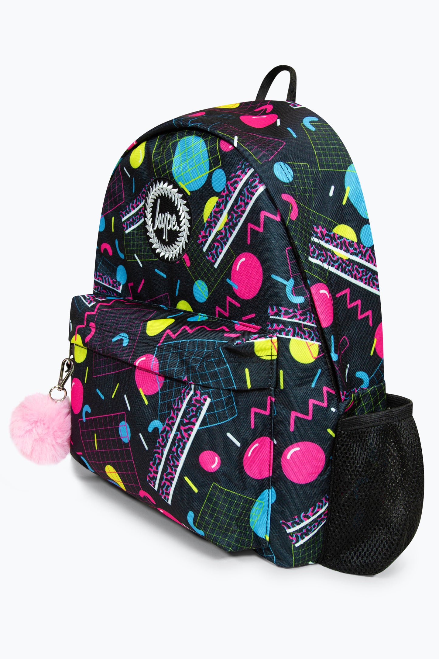 Hype Girls Iconic 90??????S Rave Black Backpack For School