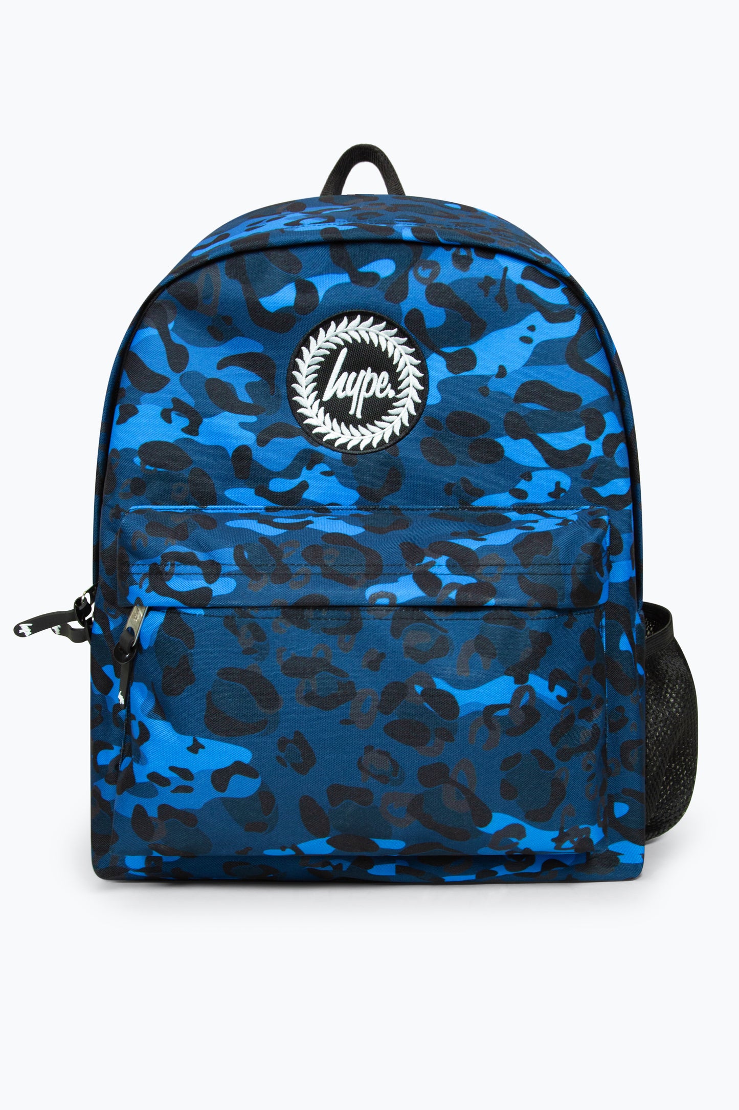 Hype Girls Iconic Blue Camo Leopard Print Backpack