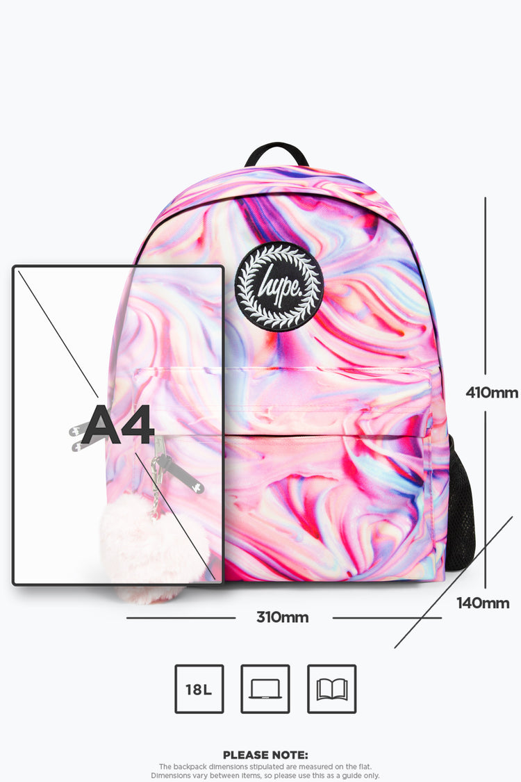 HYPE UNISEX PINK ICE CREAM CREST BACKPACK