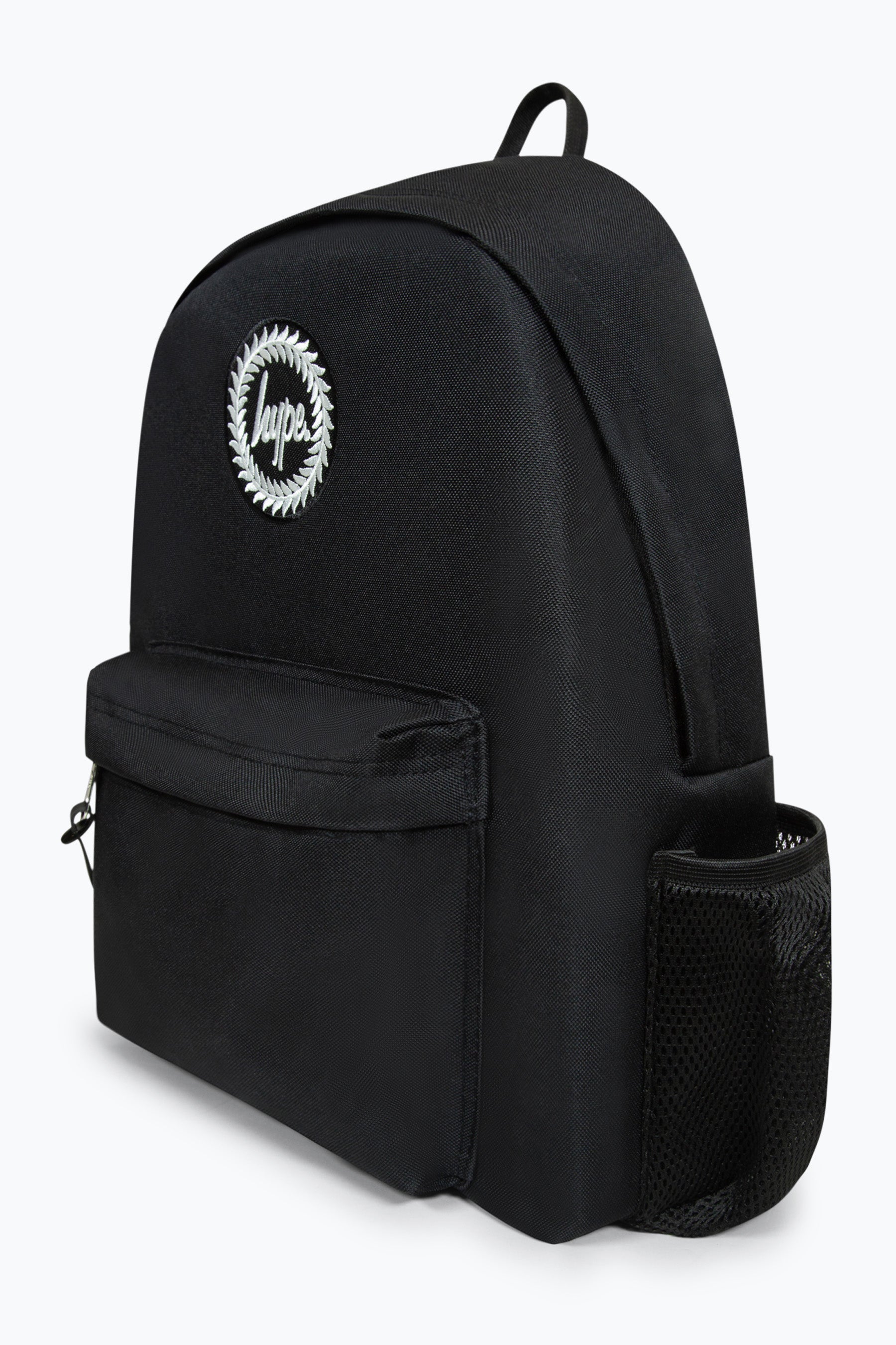 Unisex Iconic Core Plain Black Backpack