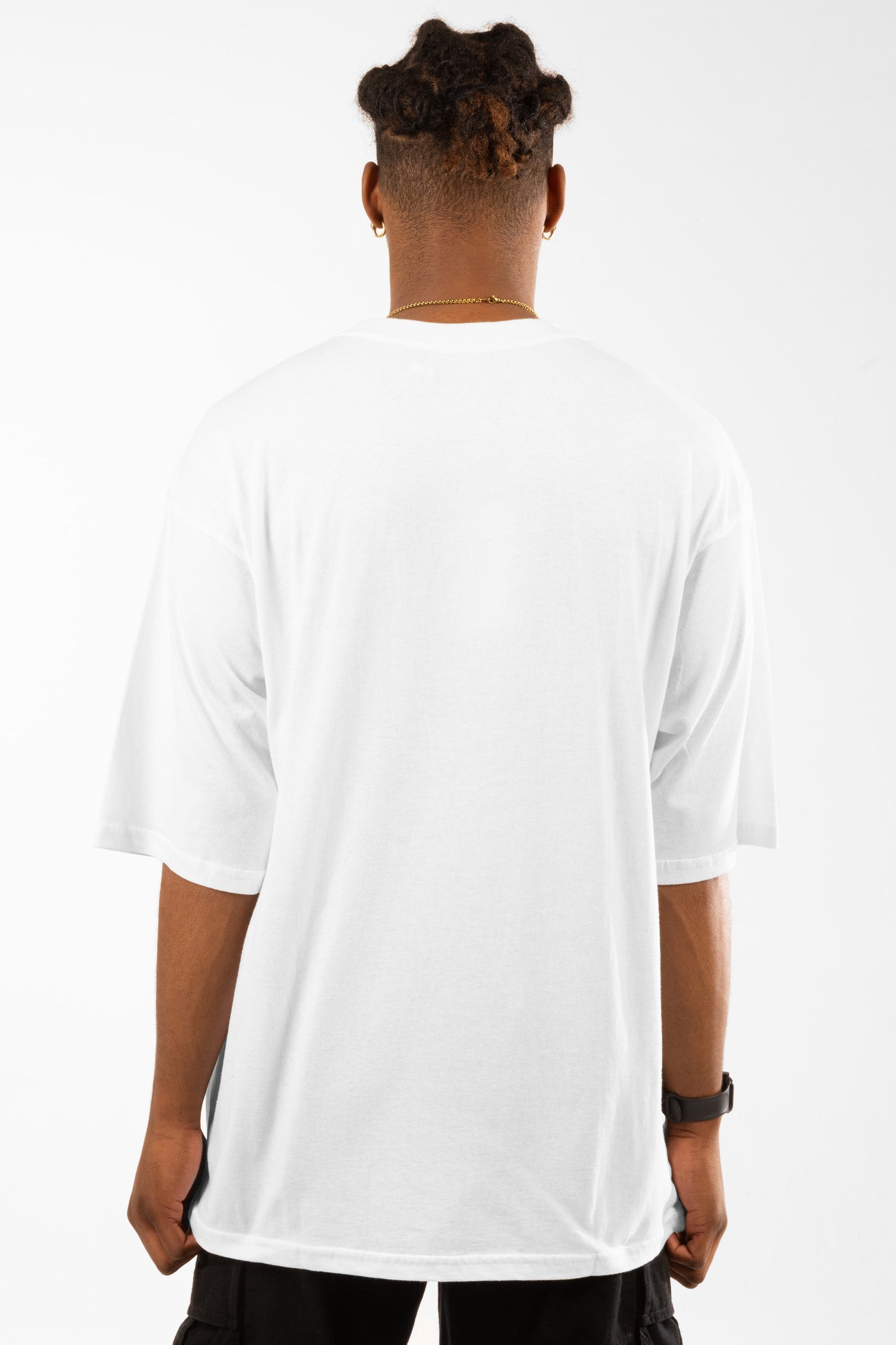 Hype White Scribble Men'S Oversized T-Shirt