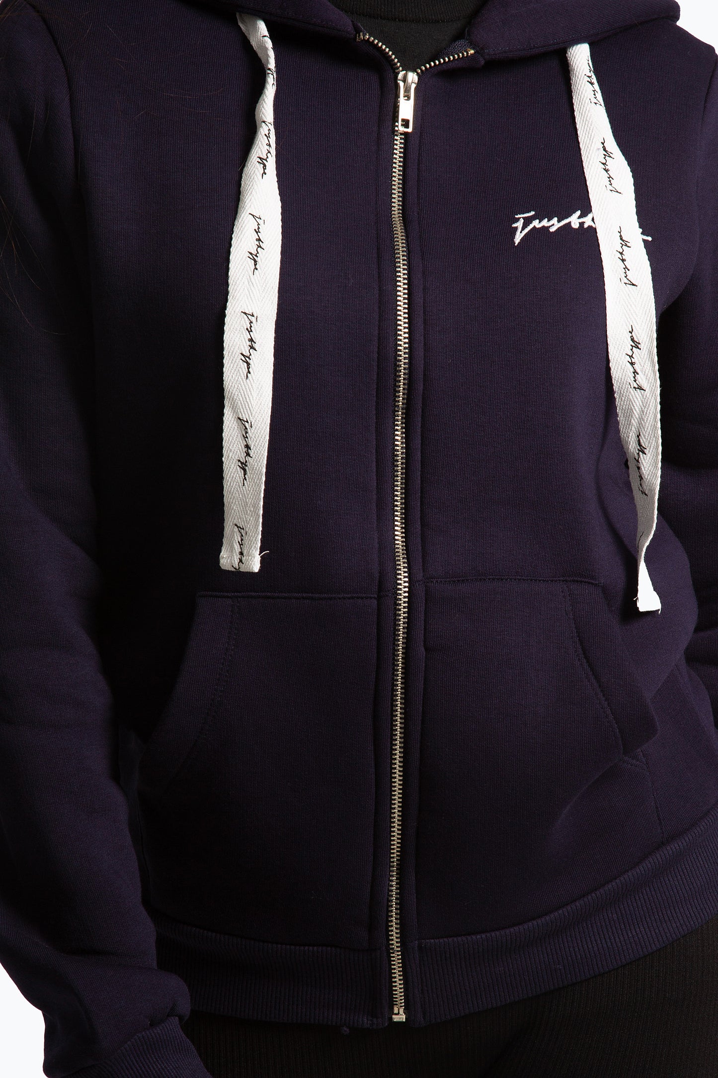 Hype Womens Navy Scribble Zip Hoodie