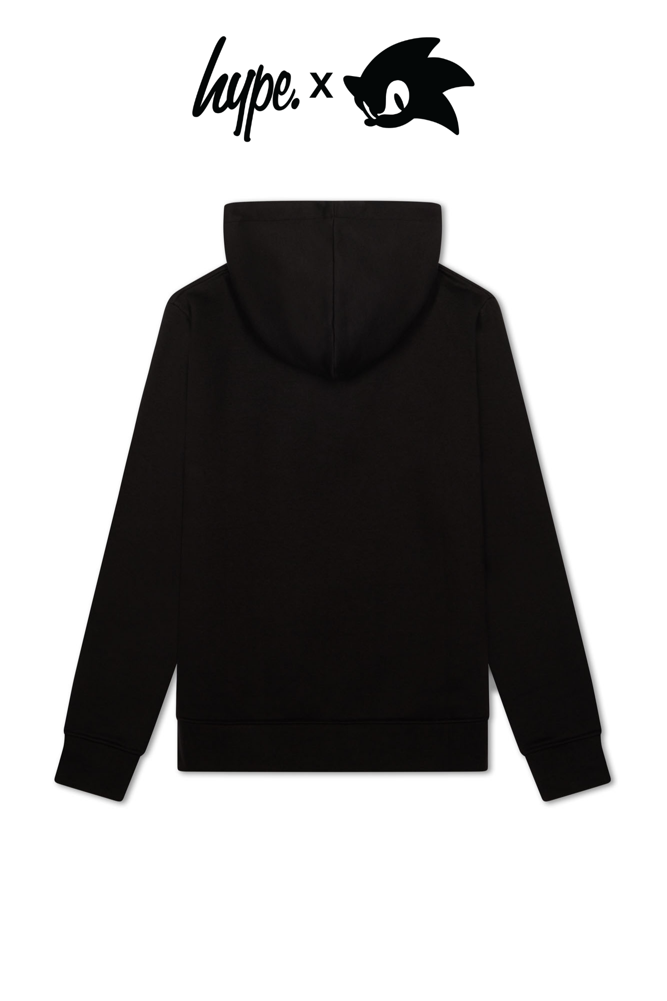 Hype x Sonic The Hedgehog™ Boys Black Sonic Stamp Hoodie
