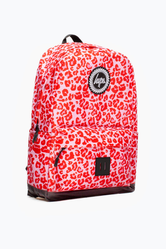 HYPE MULTI RED LEOPARD BACKPACK
