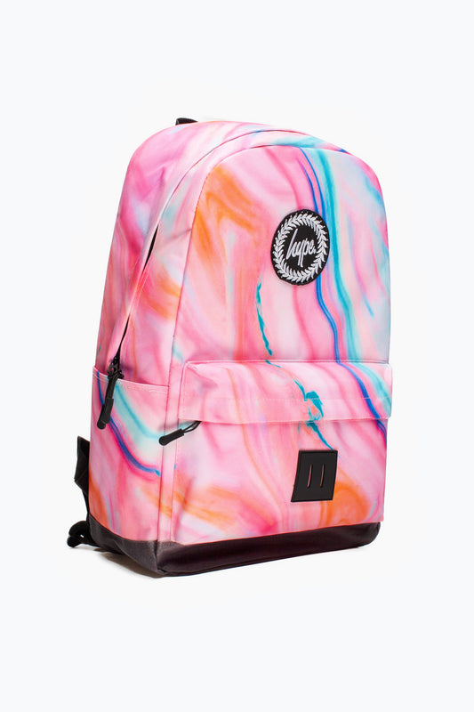 HYPE MULTI PINK MARBLE BACKPACK
