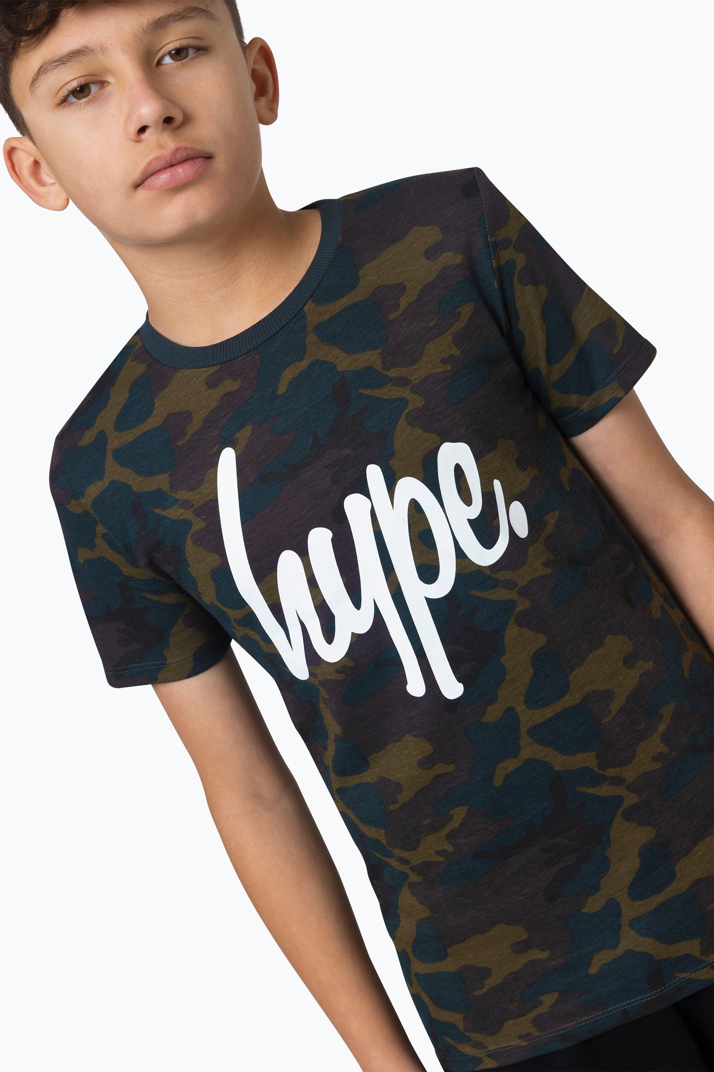 Hype Boys Khaki Camo T-Shirt 2-Pack Sets