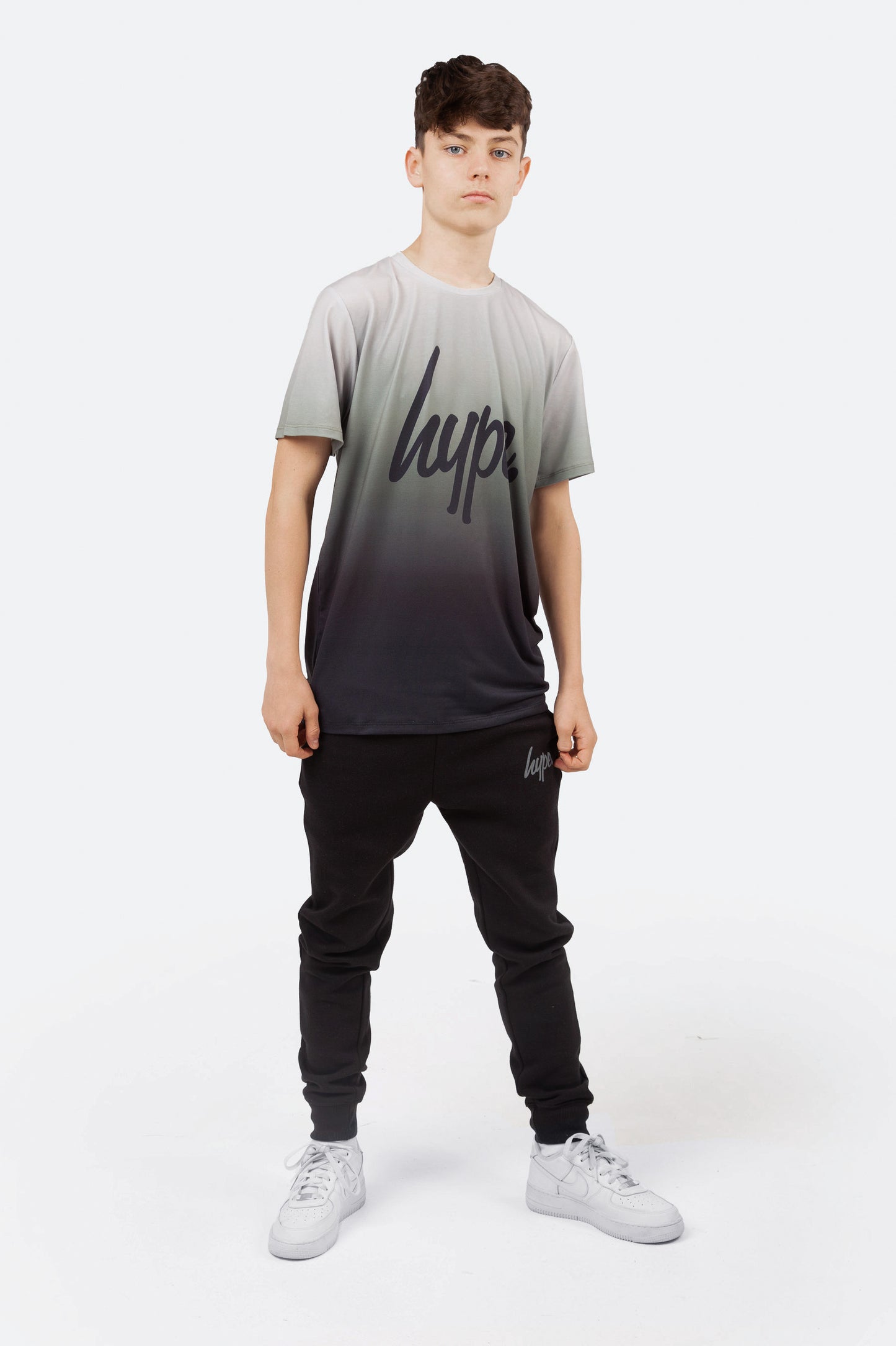 Hype Boys Khaki Fade Sublimated T-Shirt