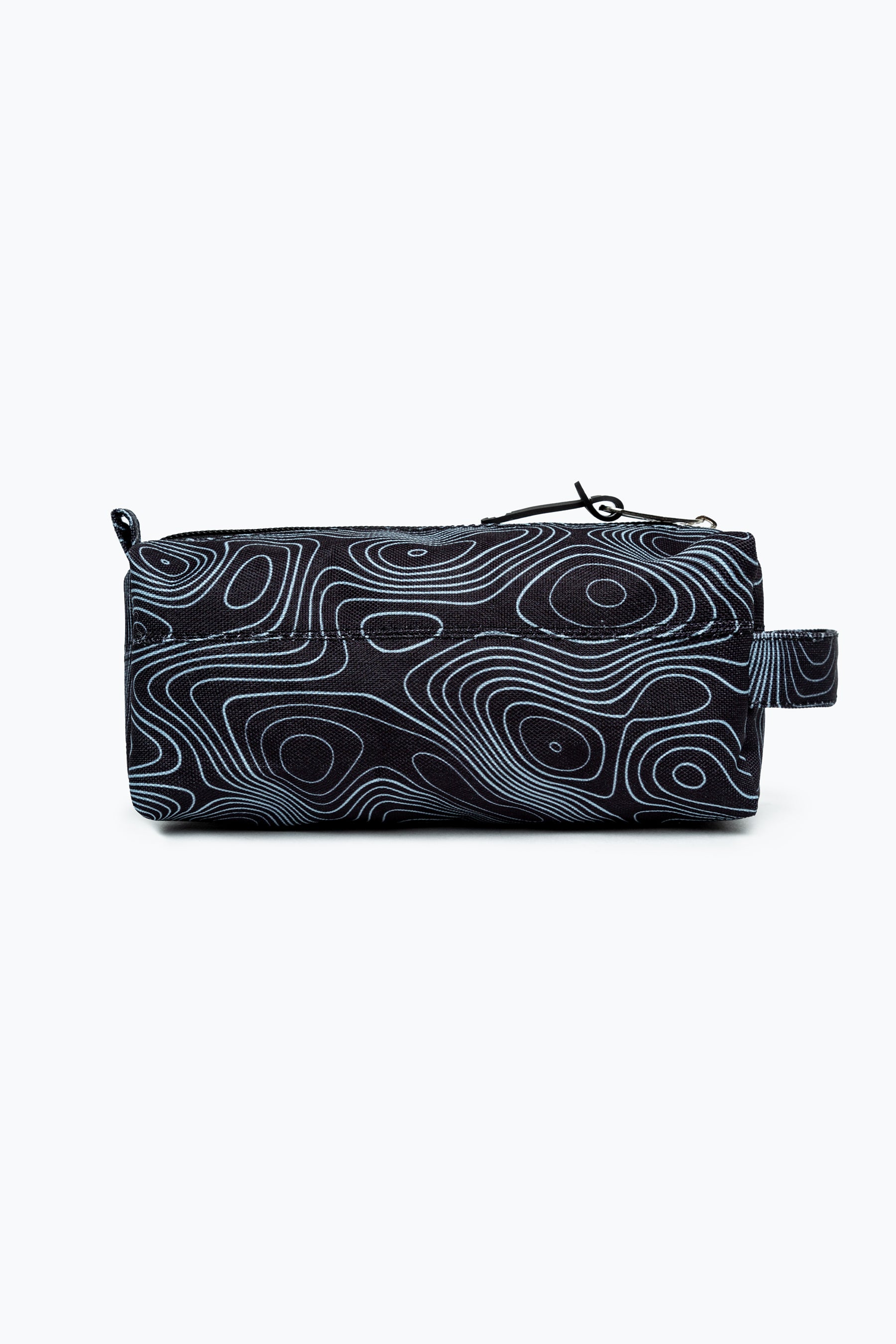 Hype Topographic Black Pencil Case Back Side