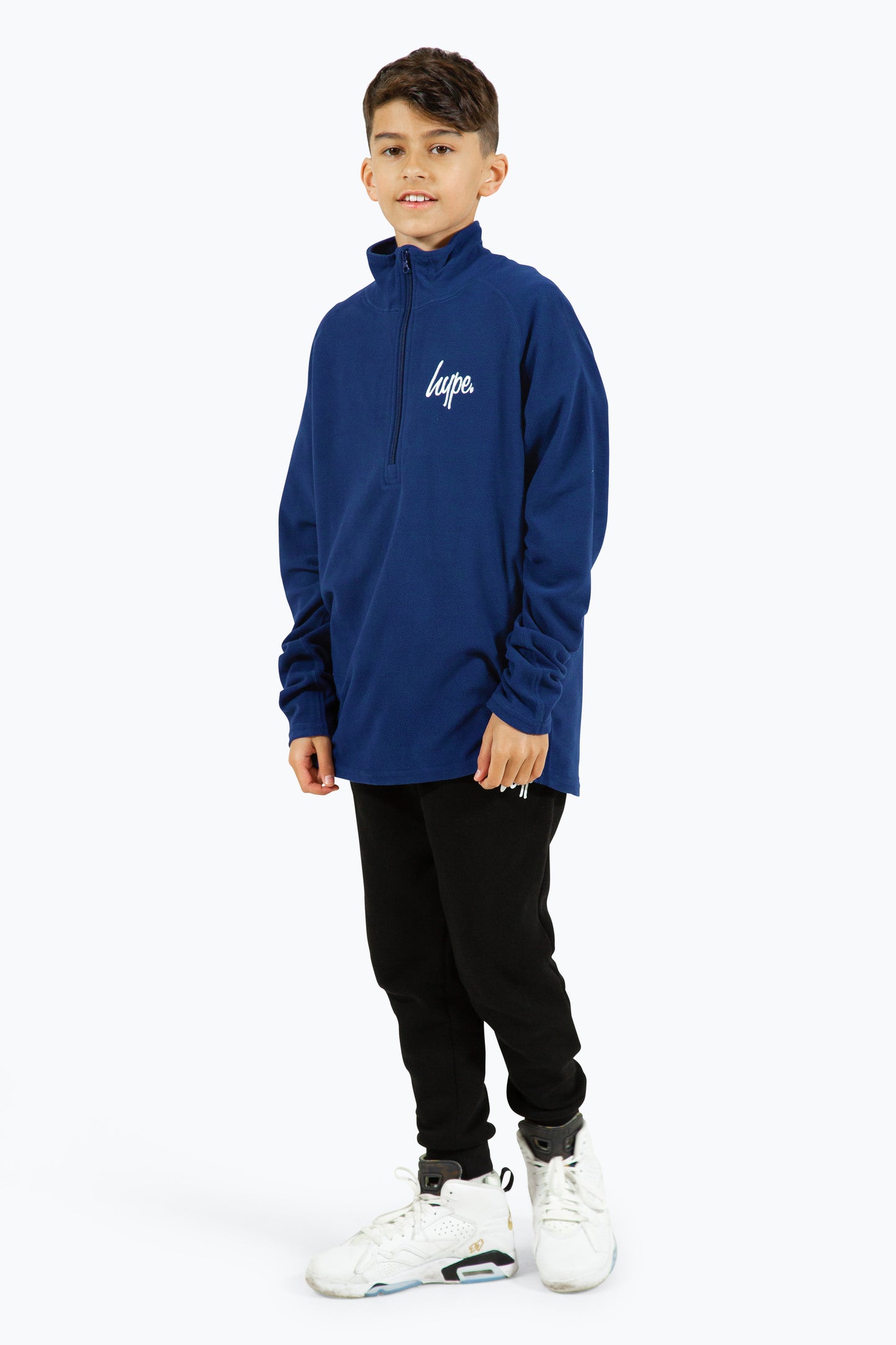 Hype Boys Navy Snow Fleece