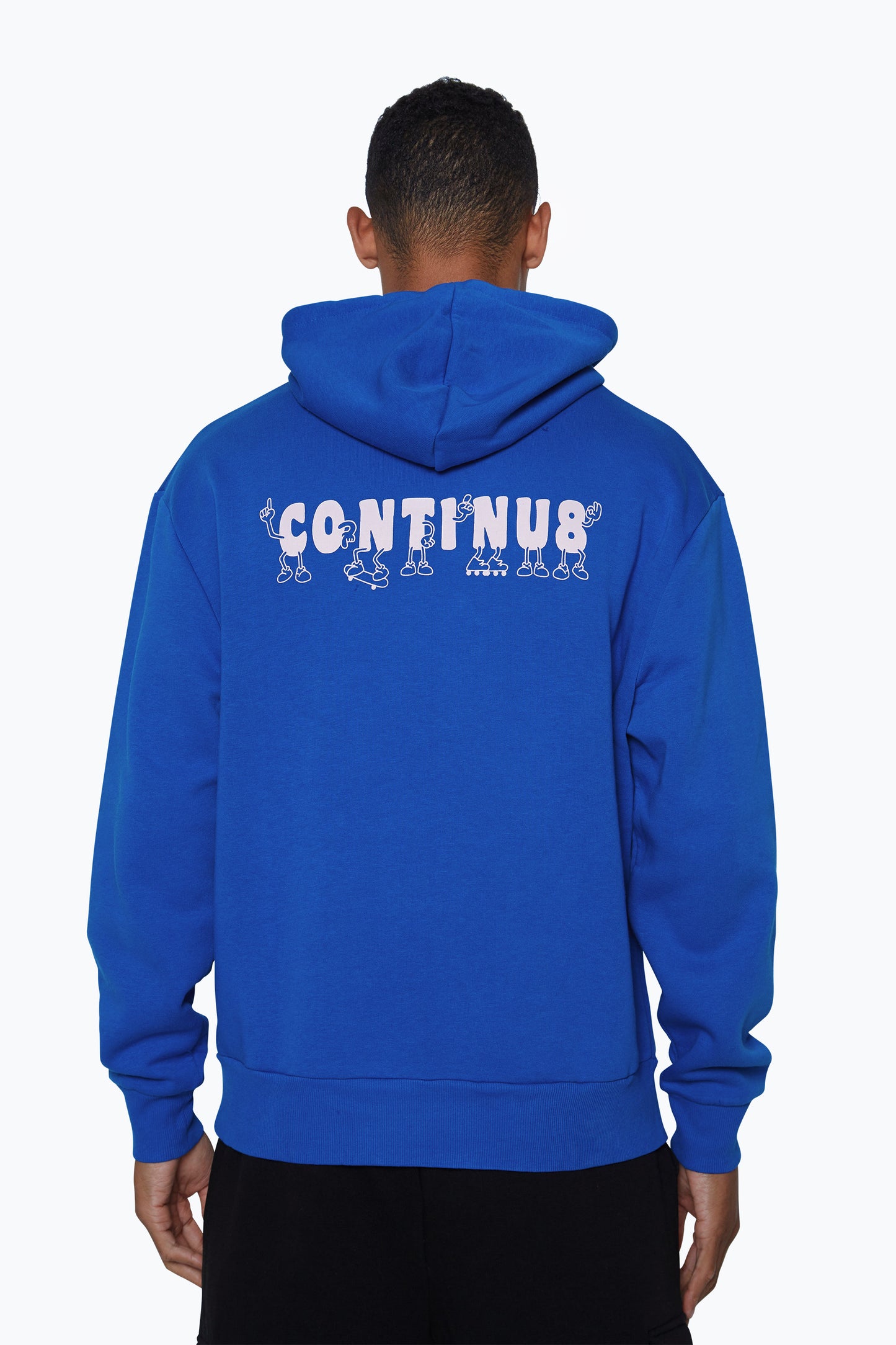 Continu8 Unisex Cobalt Novelty Boxy Hoodie