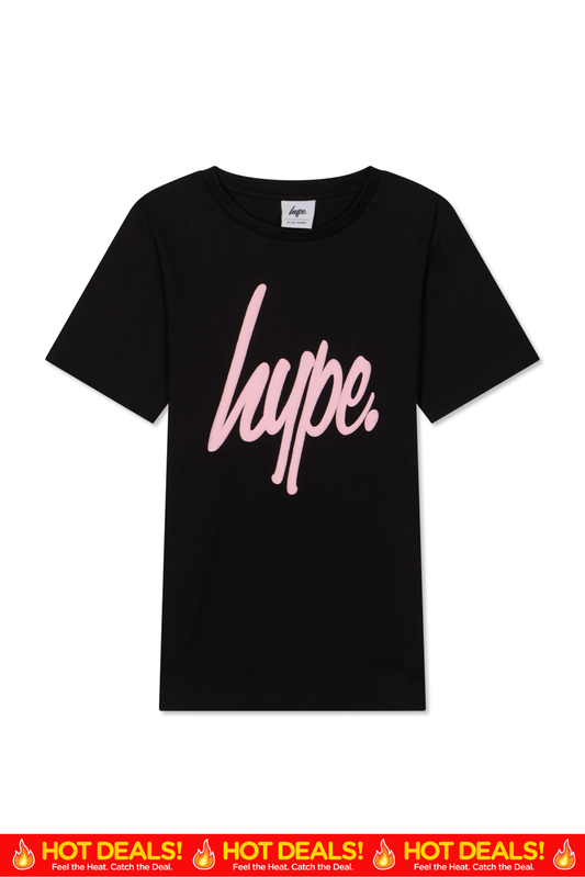 Hype Girls Black Incept T-Shirt