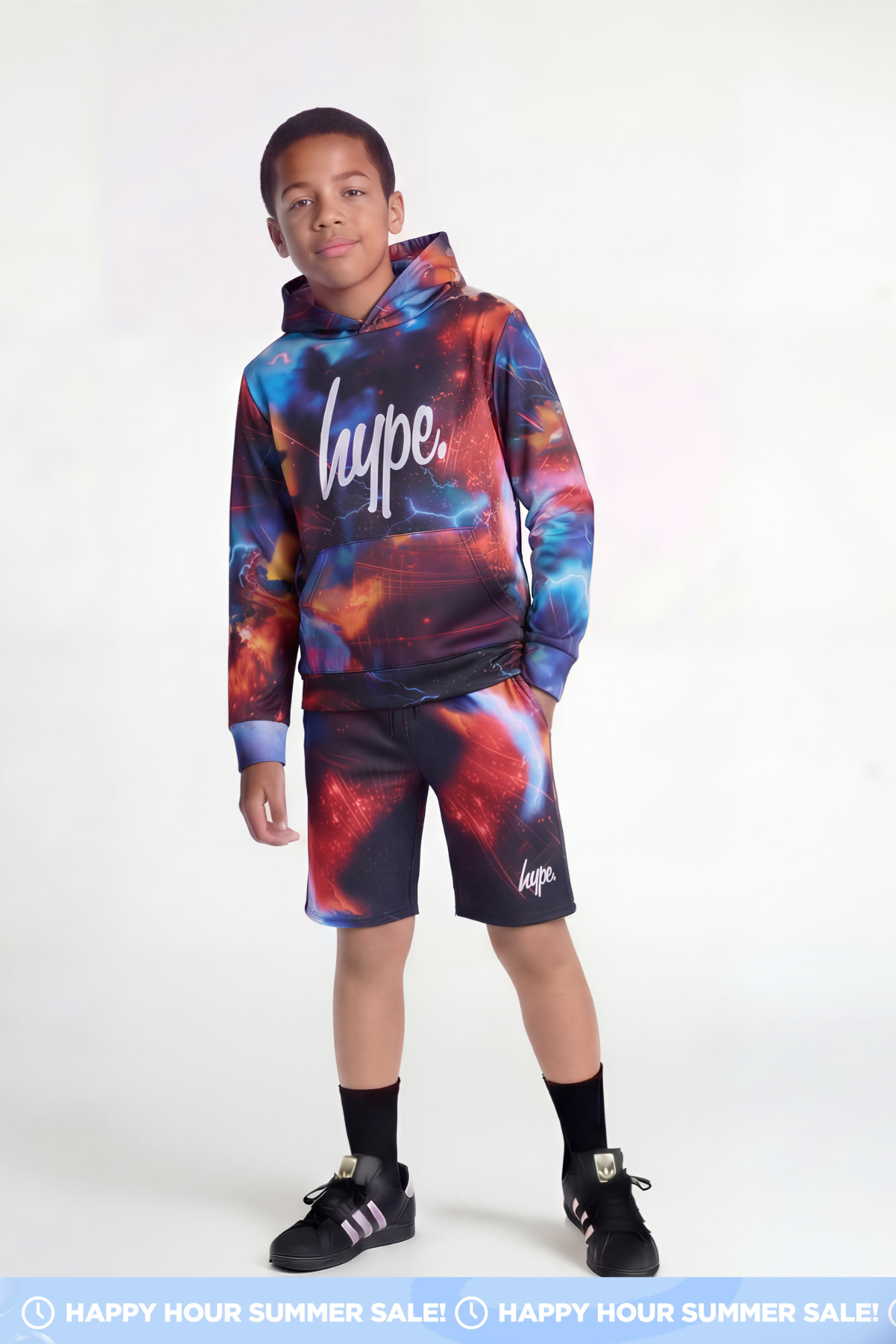 Hype Boys Black Constellation Hoodie