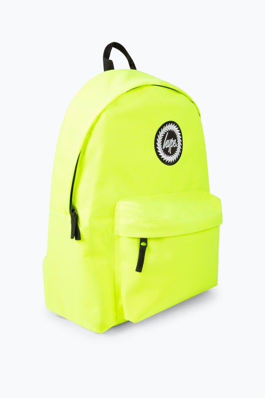 HYPE FLUORESCENT YELLOW CREST BACKPACK