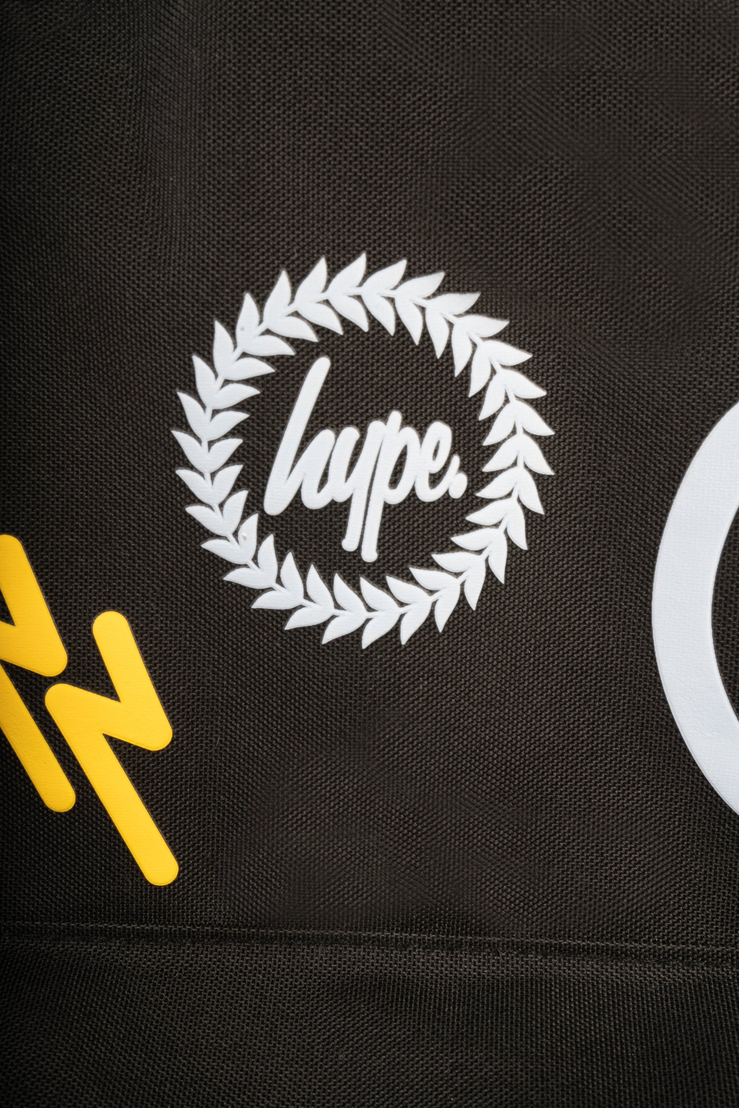 Hype Kids Black Smiley Icon Iconic Backpack