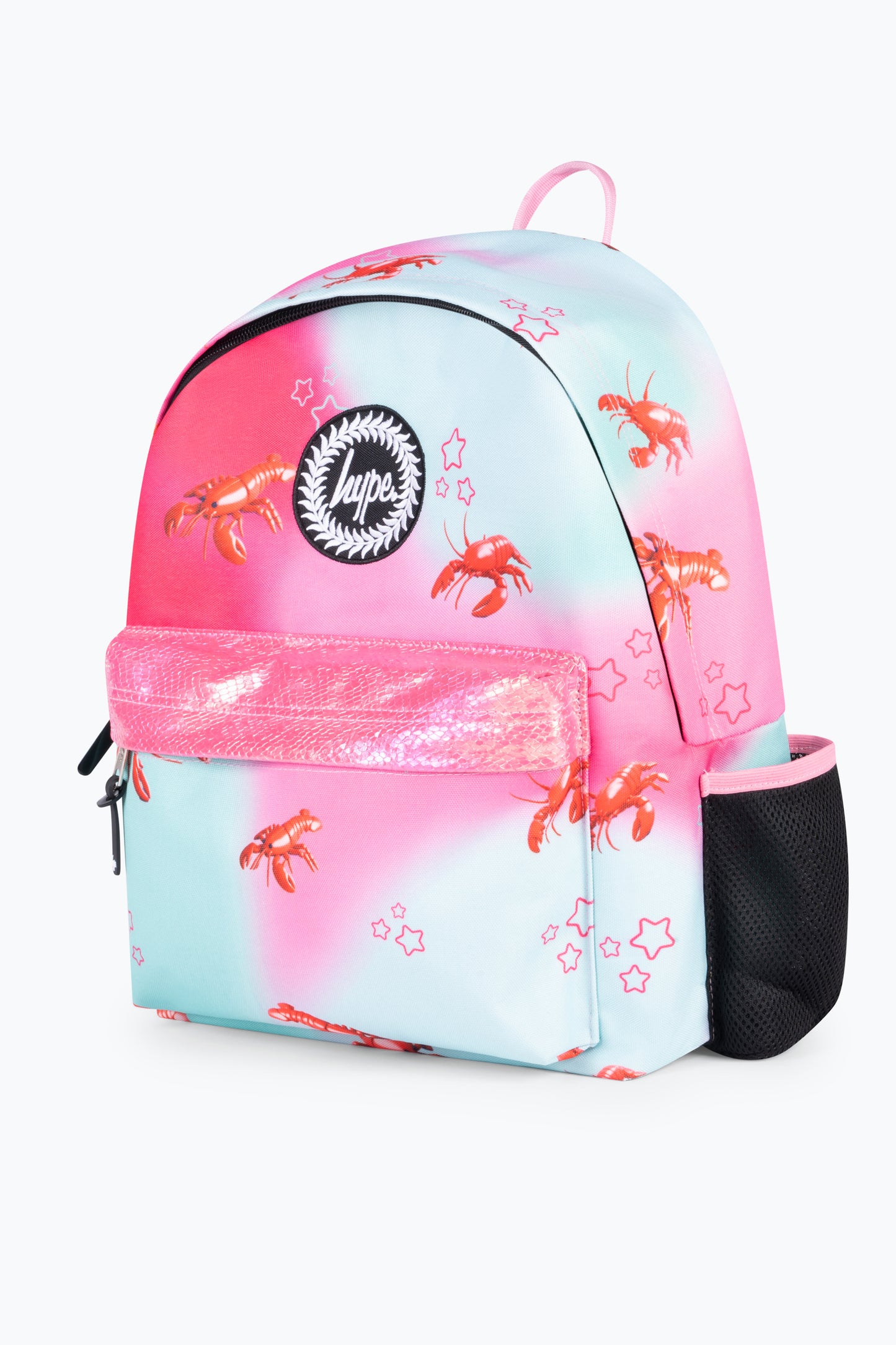 Hype Kids Pink/Mint Green Disco Lobster Iconic Backpack