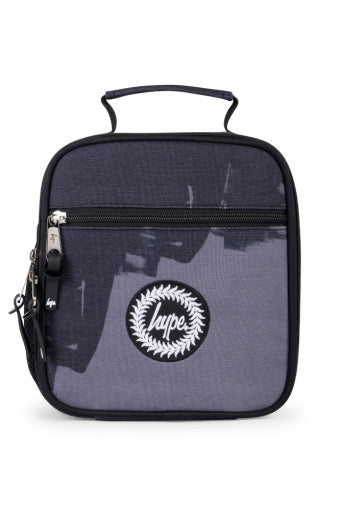 Hype Kids Black Brush Stroke Lunch Box