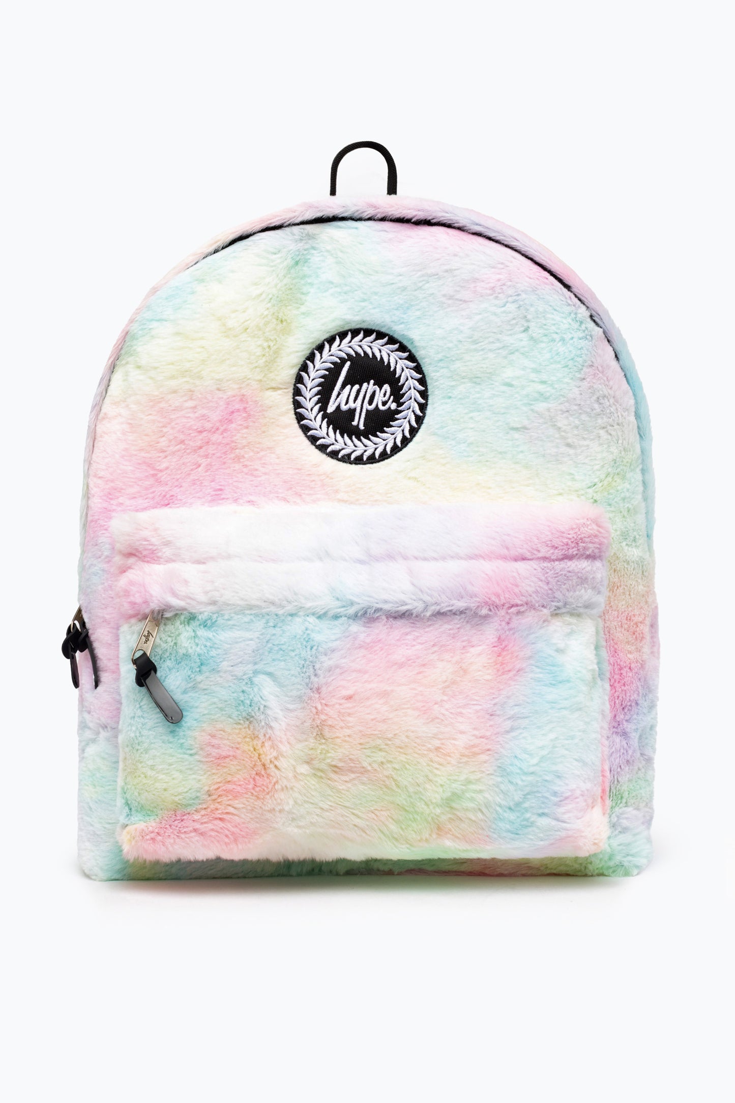 Hype Pastel Rainbow Fur Backpack