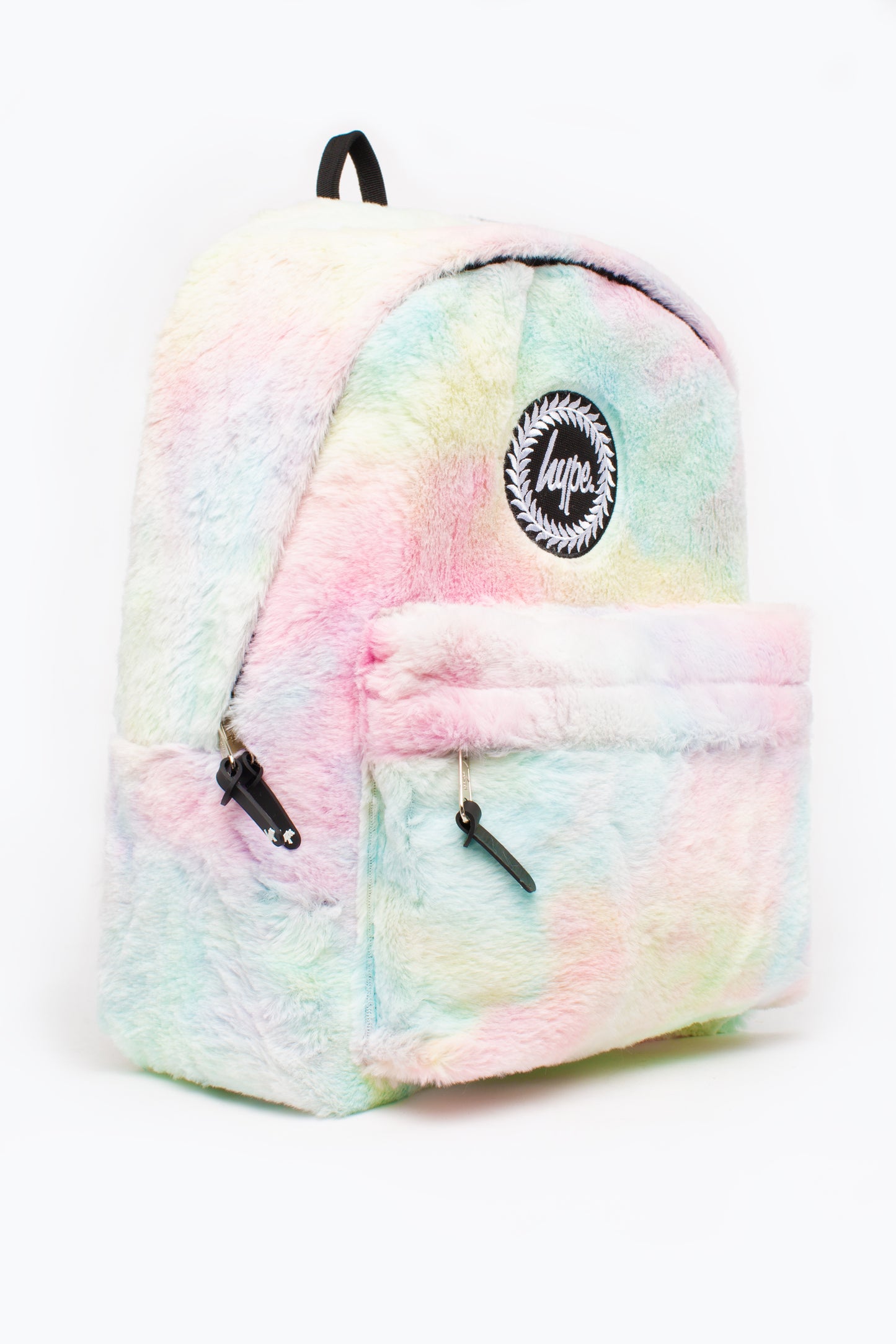 Hype Pastel Rainbow Fur Backpack