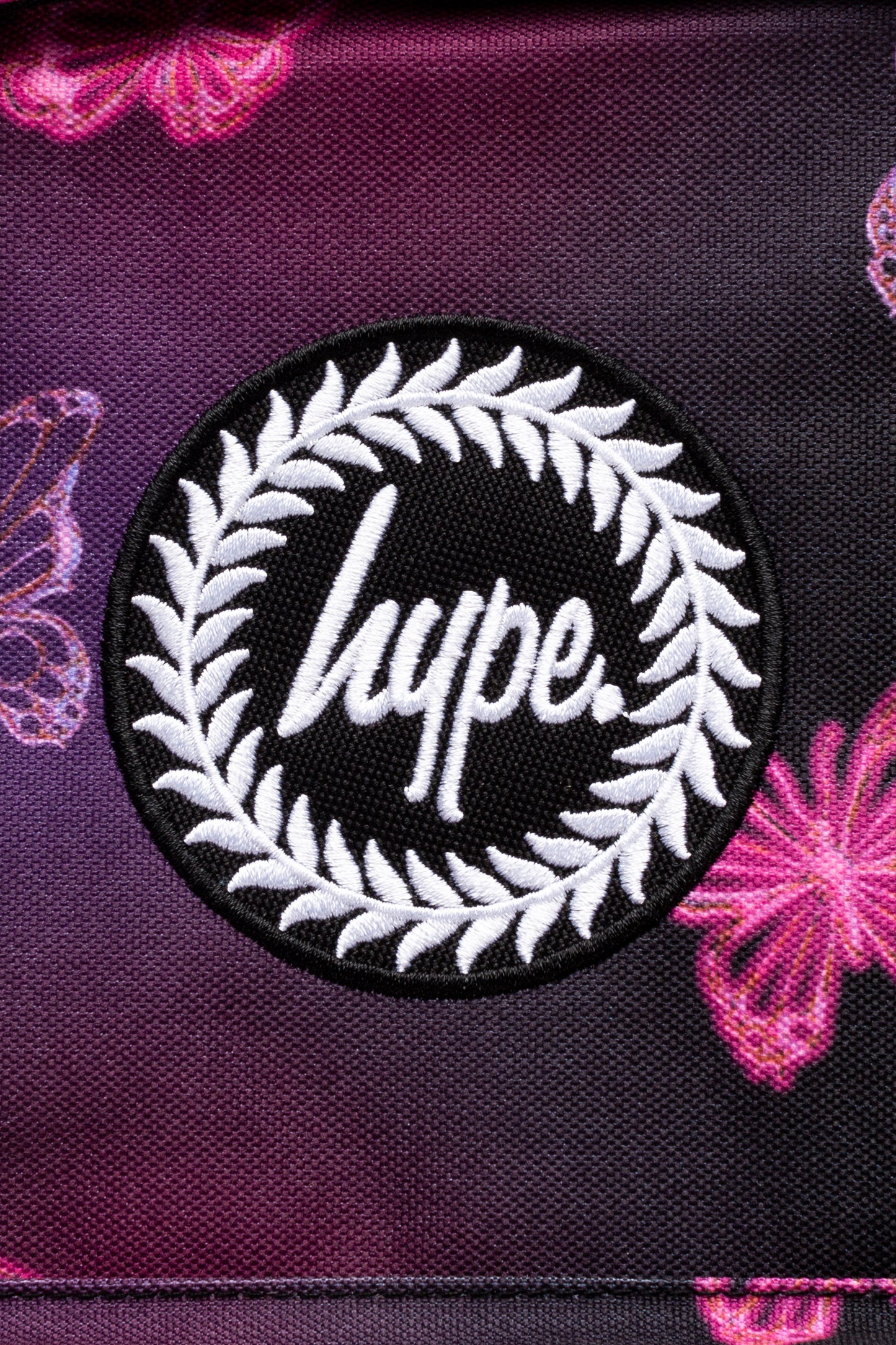 Hype Girls Iconic Pink/Purple Chrome Glow Butterfly Backpack