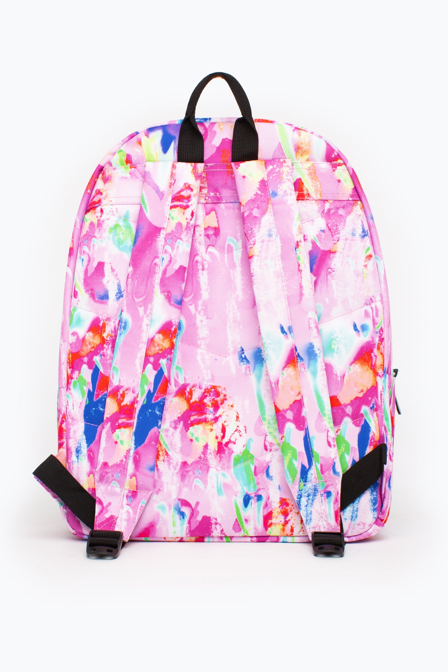 Hype Pink Multi Abstract Backpack