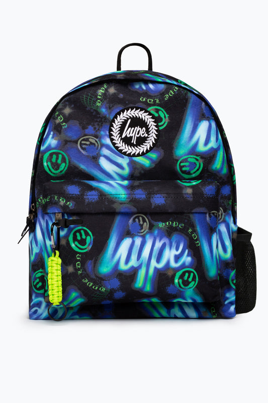 Hype Boys Blue/Green Electric Smile Iconic Backpack