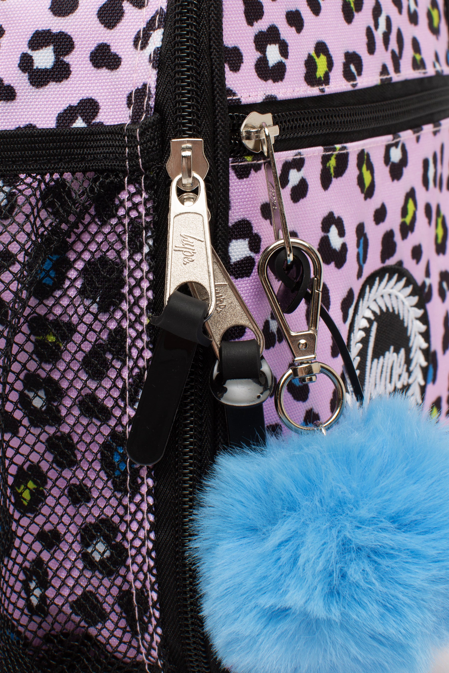 Hype Lilac Leopard Print Lunch Box Zips