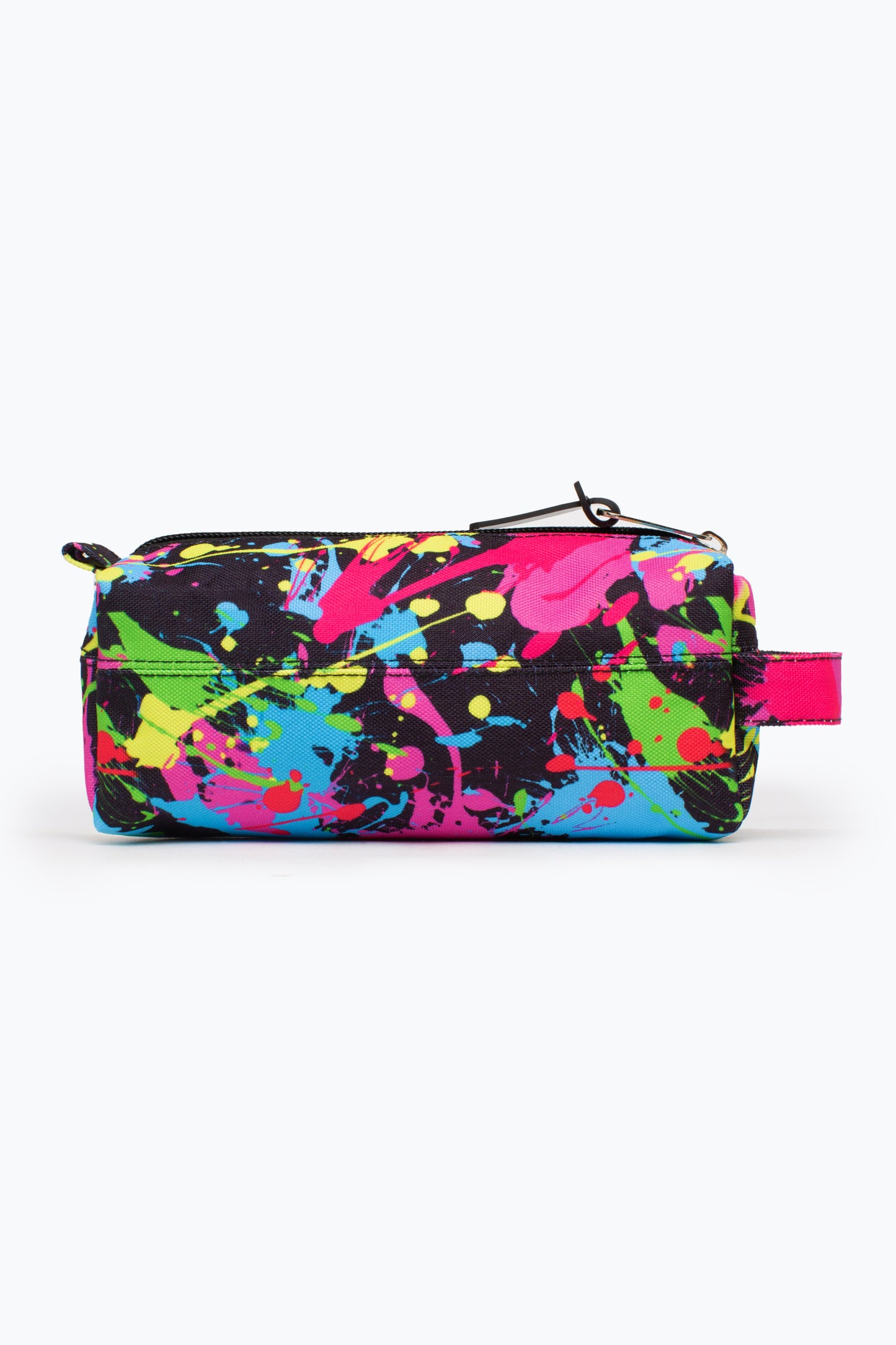 Hype Black Rainbow Paint Splat Pencil Case