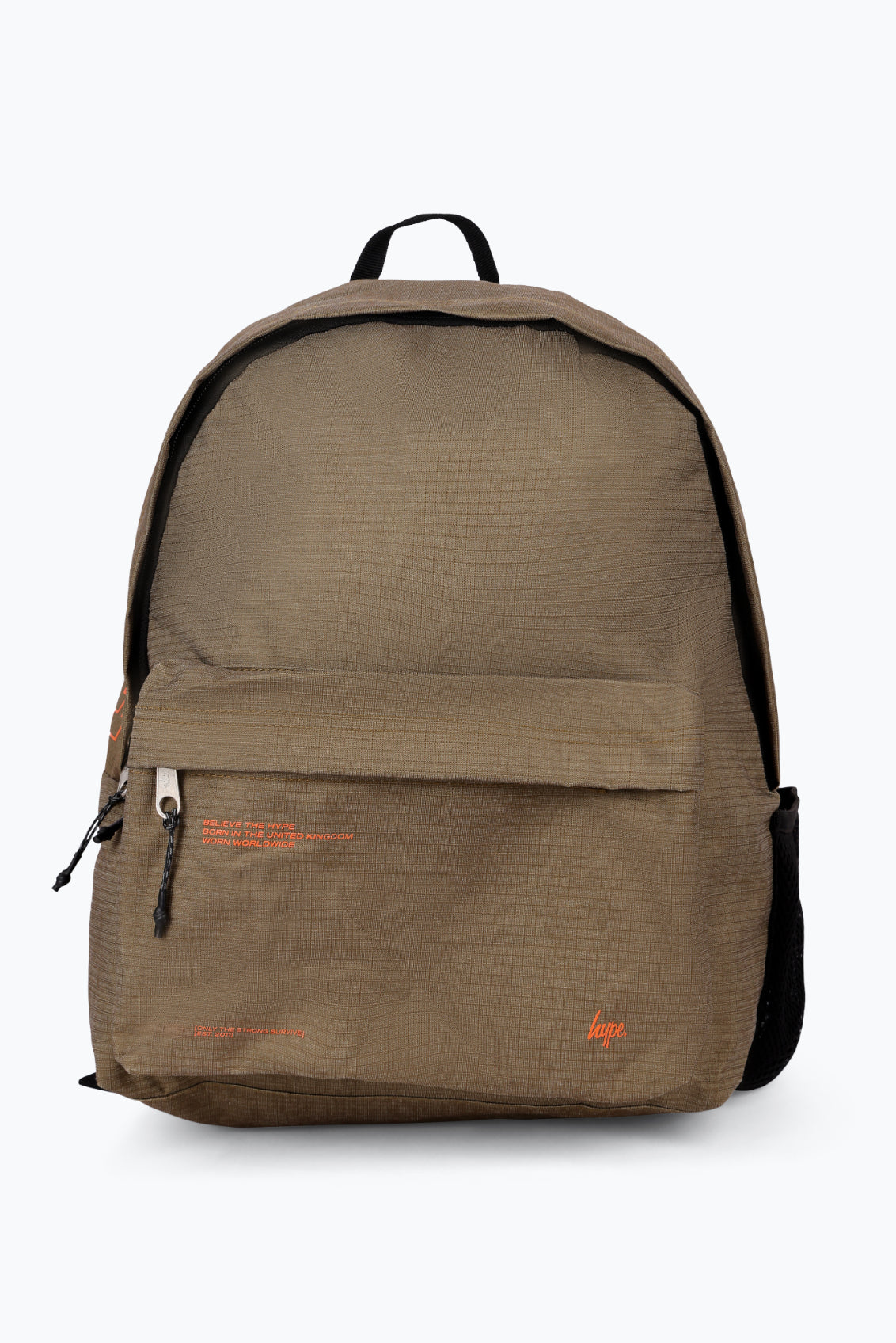 Hype Unisex Khaki Ripstop Tech Backpack