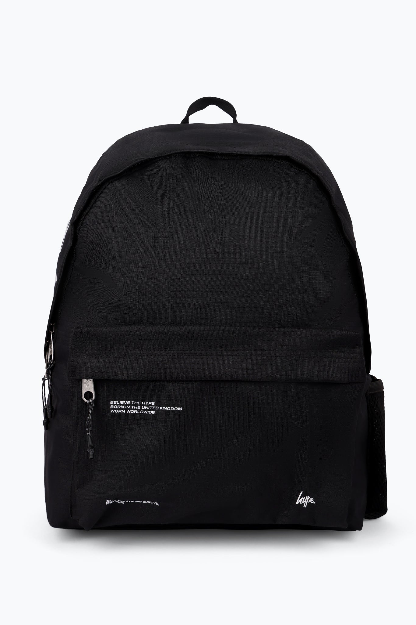 Hype Unisex Black Ripstop Tech Backpack