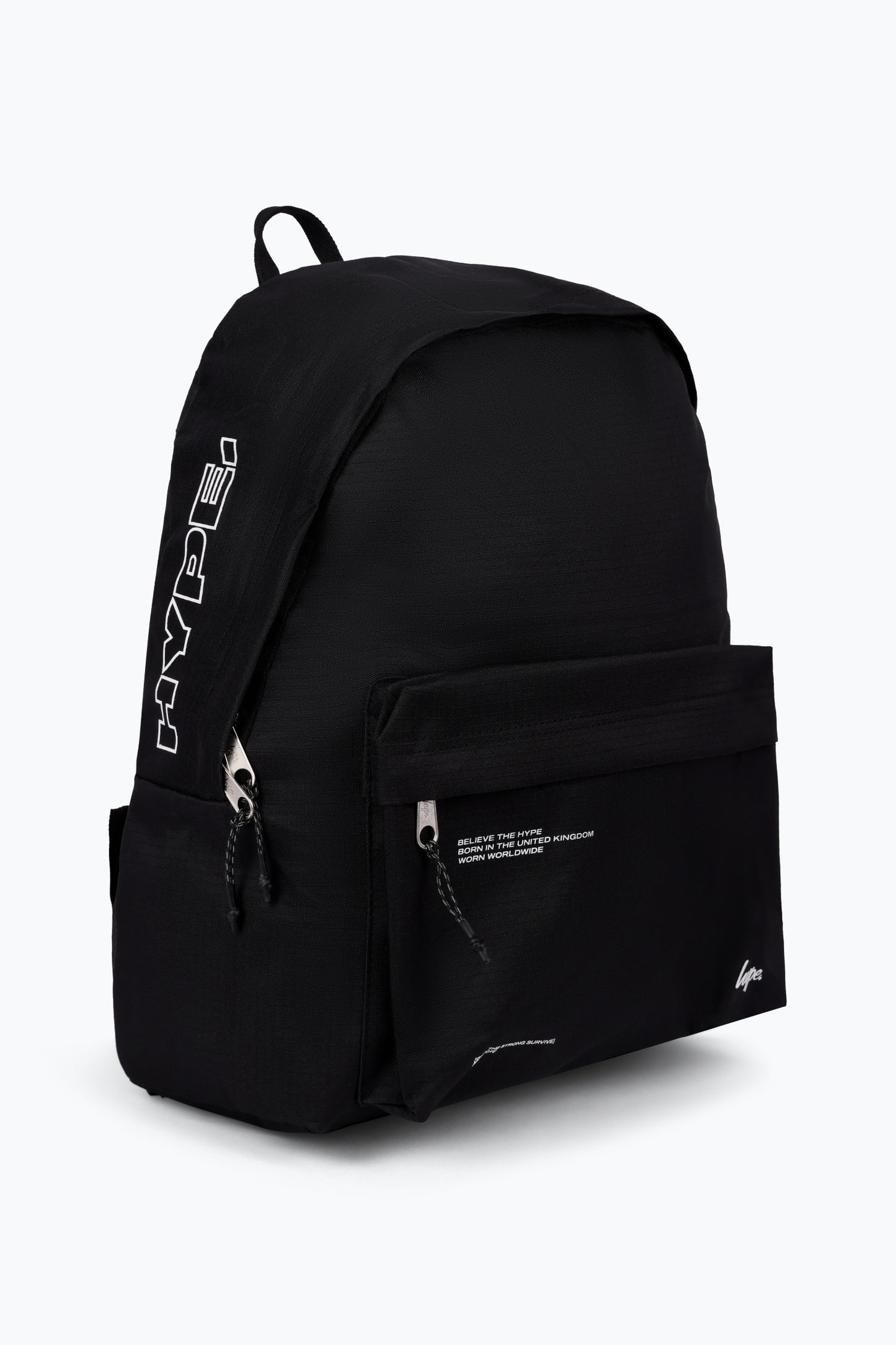 Hype Unisex Black Ripstop Tech Backpack