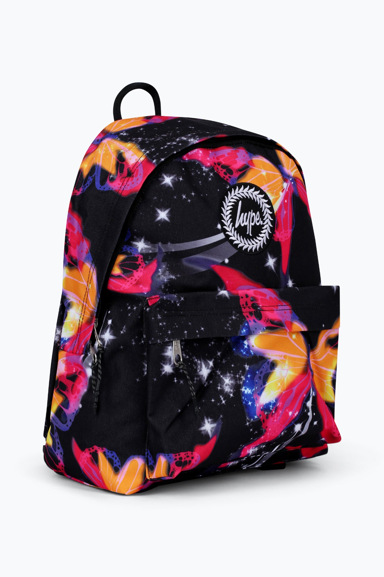 Hype Unisex Multi Glitter Blur Butterfly Backpack