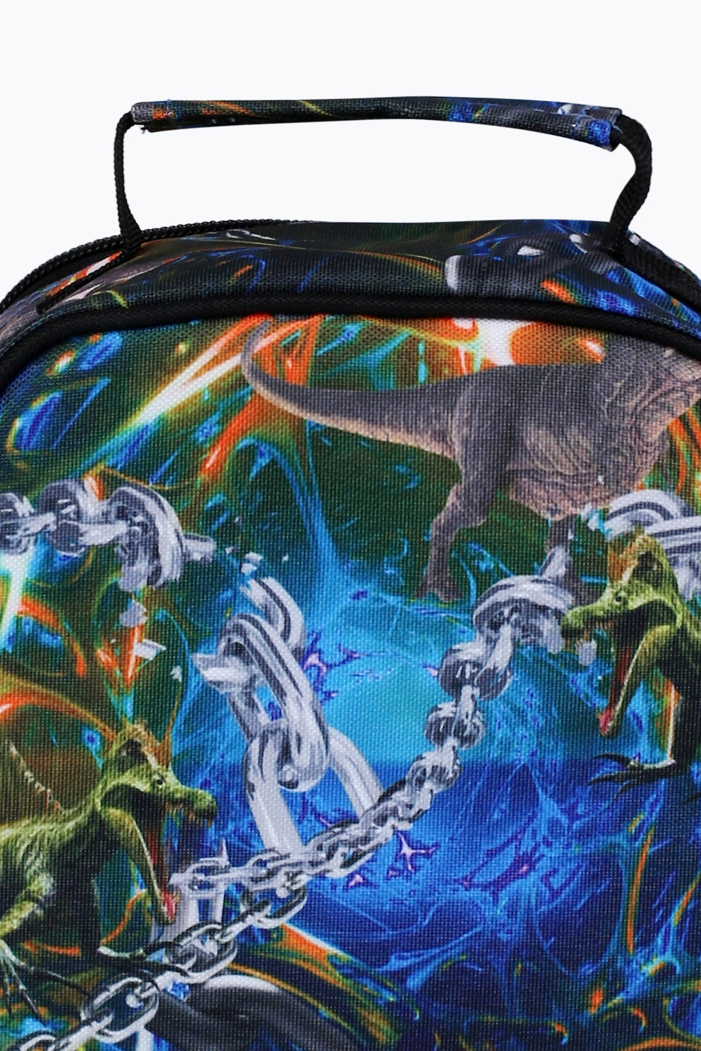 Hype Unisex Multi Dino Space Chains Lunch Bag