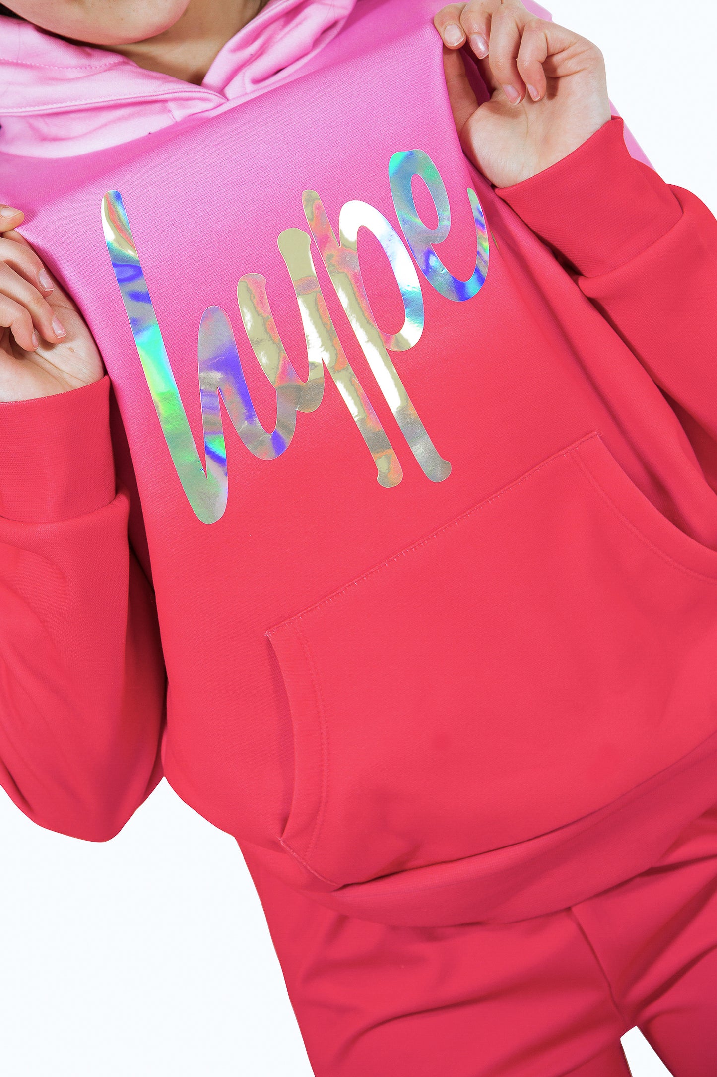 Hype Girls Pink  Fade Hoodie